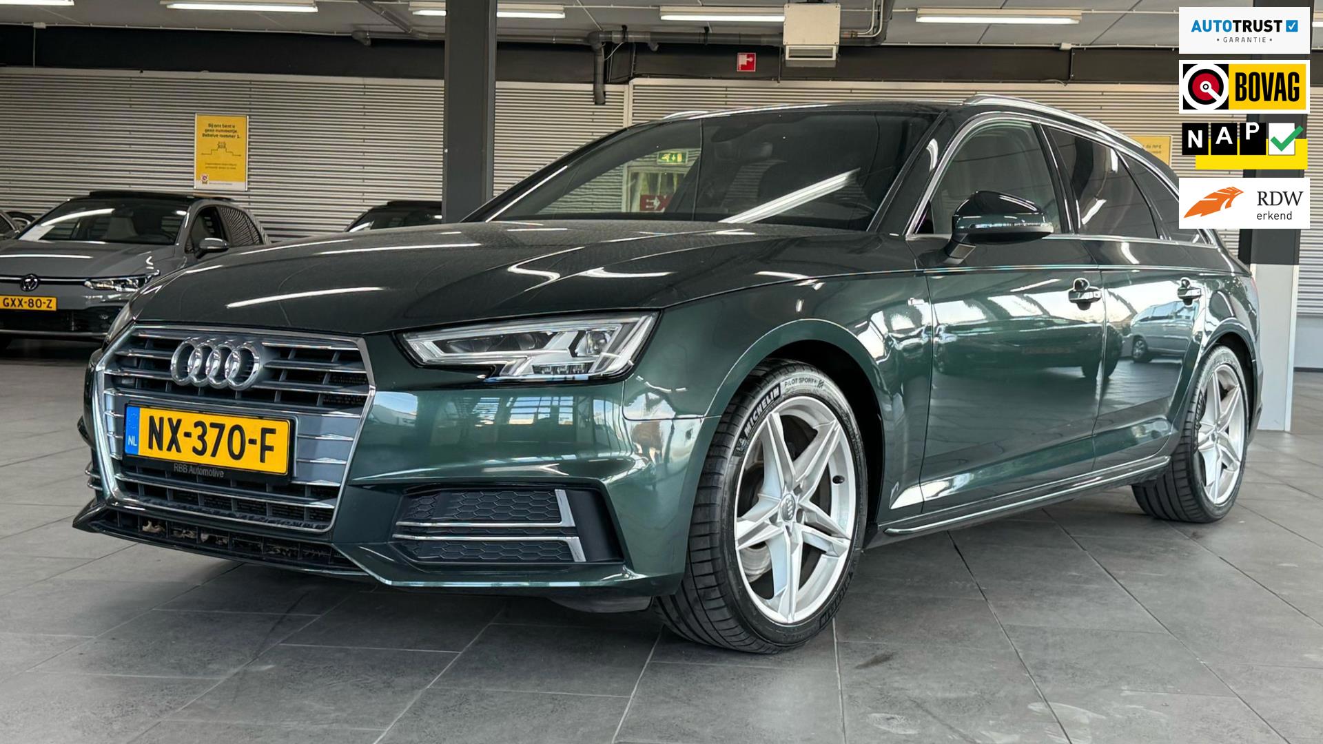 Audi A4 Avant 1.4 TFSI Sport S line edition automaat led matrix navigatie clima cruise controle elektrische pakket parkeersensoren