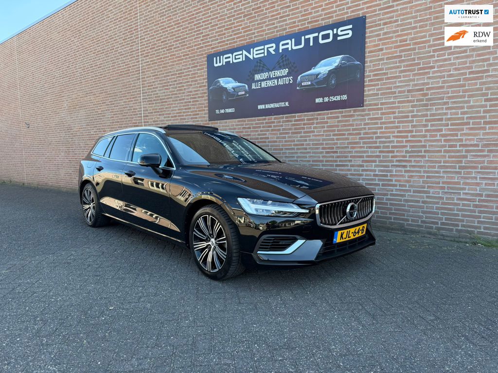 Volvo V60 2.0 T8 AWD Recharge Hybride BTW-AUTO Pano Trekhaak-wegdraaibaar Bowers-Wilkins Audio 360-camera Memory-Stoel