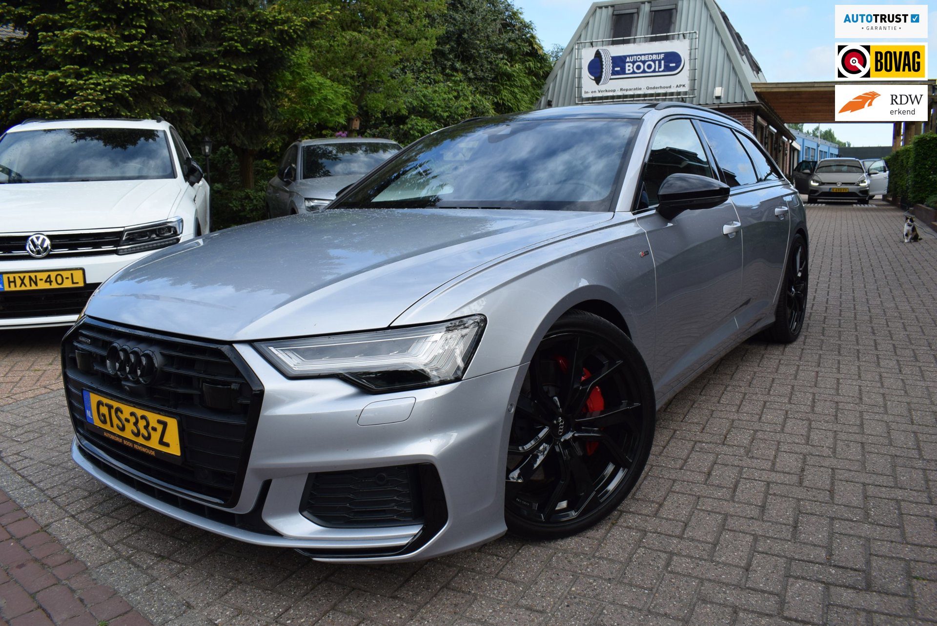 Audi A6 Avant 55 TFSI e quattro Pro Line S Competition/367 PK/PANODAK/B&O/ADAP-CRUISE/CARPLAY/360 CAMERA/STOELVERW/SFEERVERL/TREKH