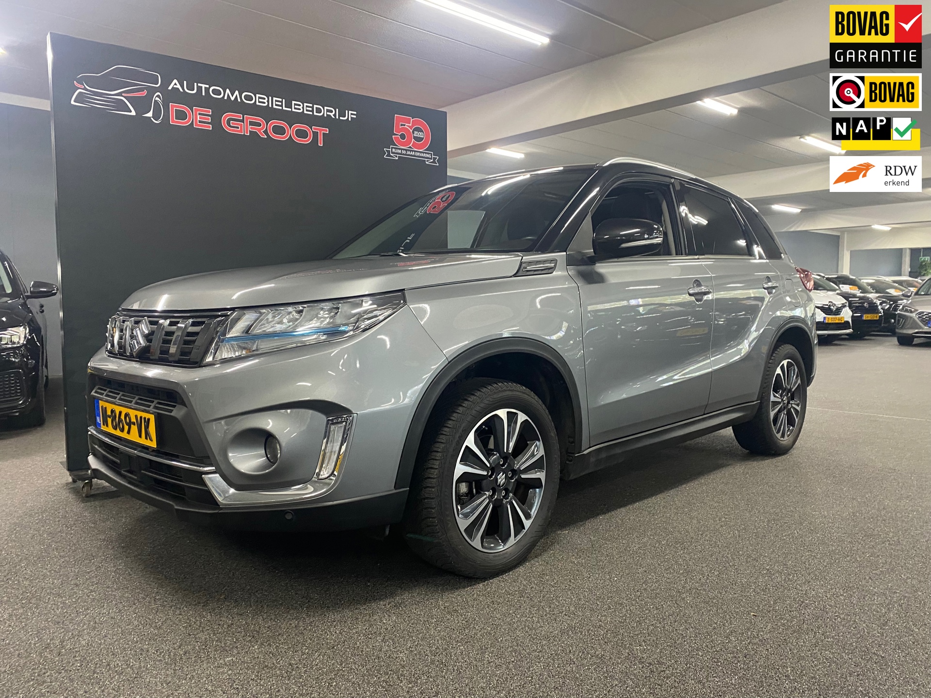 Suzuki Vitara 1.4 Boosterjet Style Smart Hybrid/ Nederlandse auto/ Afneembare trekhaak/ Pano/ Parkeersensoren/ Achteruitrijcamera