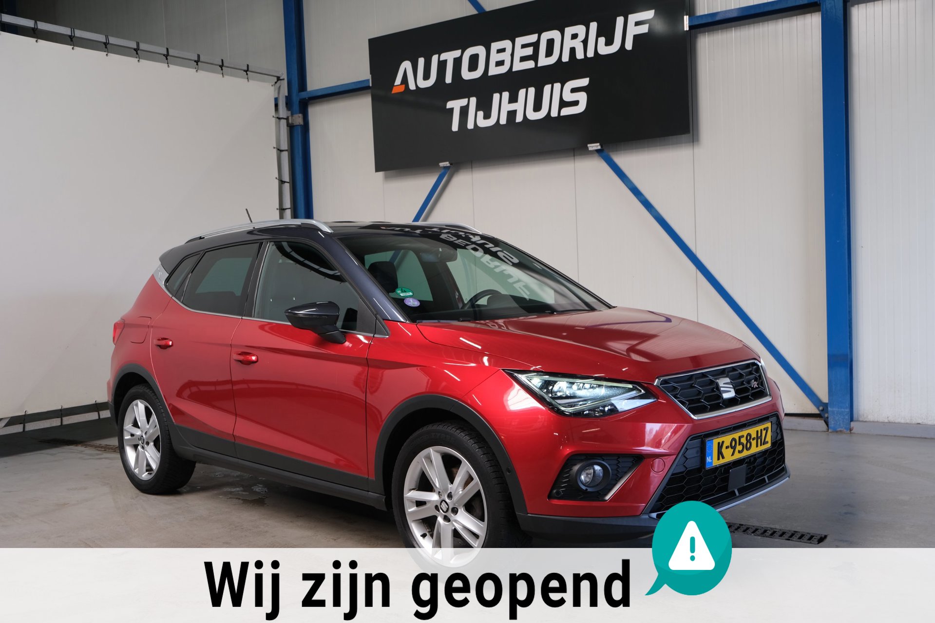 Seat Arona 1.0 TSI FR Business Intense Plus - N.A.P. Airco, Navi, Carplay, Camera, Virtual Cockpit, Trekhaak.