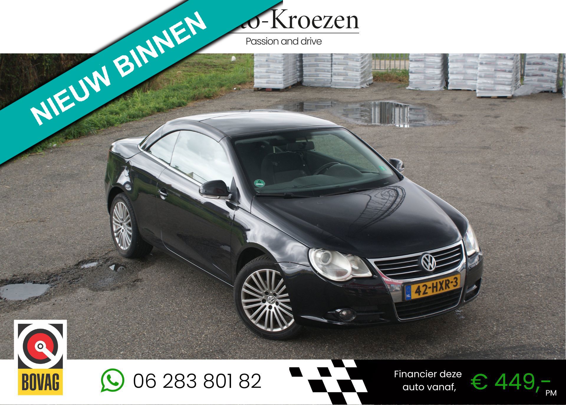 Volkswagen Eos 2.0-16v FSI | Rijd goed / Dak werkt niet |