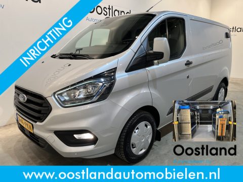 Ford Transit Custom 300 2.0 TDCI L1H1 Trend 130 PK Servicebus / Sortimo Inrichting / Euro 6 / Airco / CarPlay / Camera / Cruise Control / 3-Zits