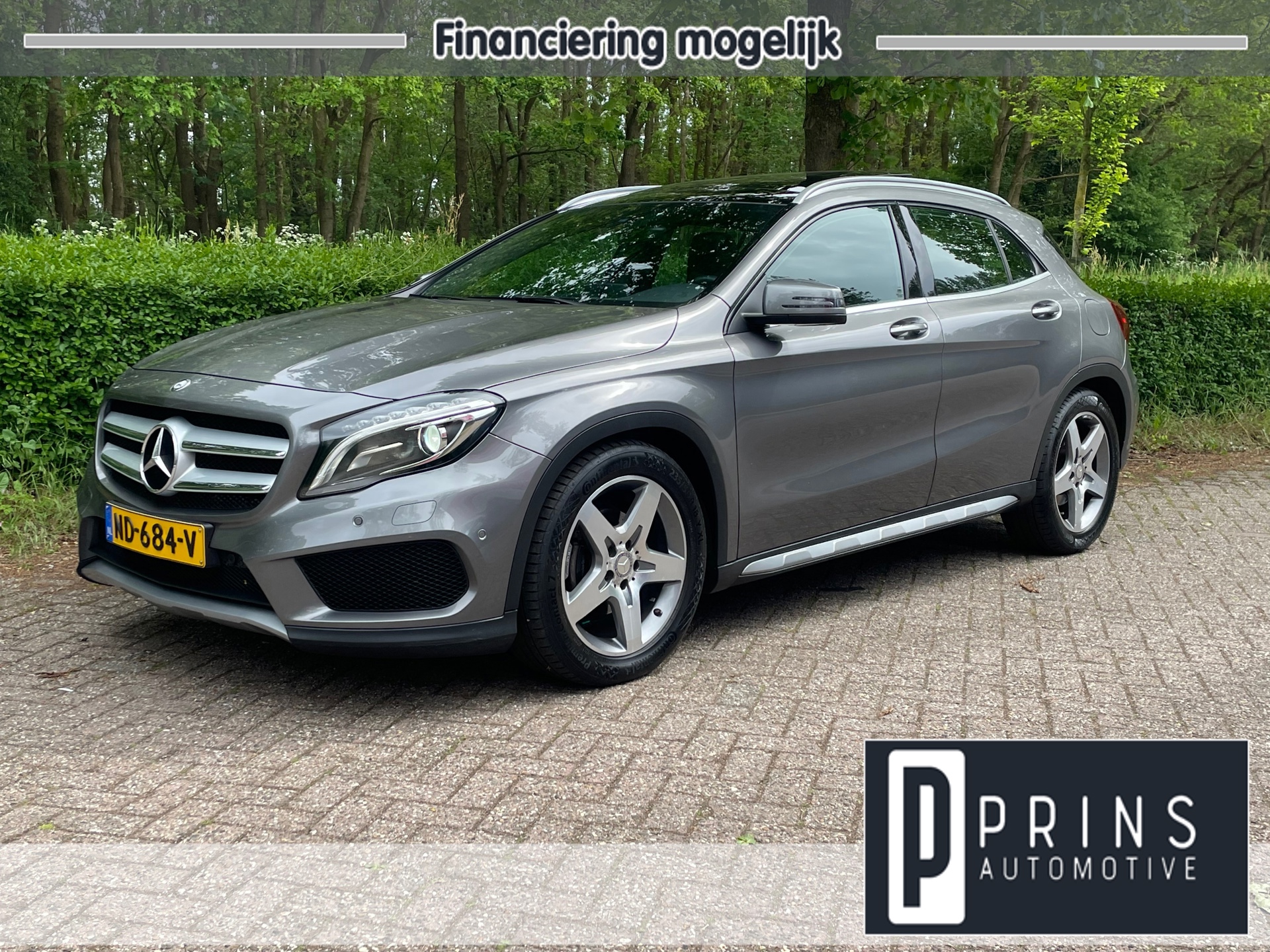 Mercedes-Benz GLA-klasse 180|Ambition|Pano|AMG-Line|Navi|Bi-Xenon|Keyless|Camera|Stoelverw|PDC