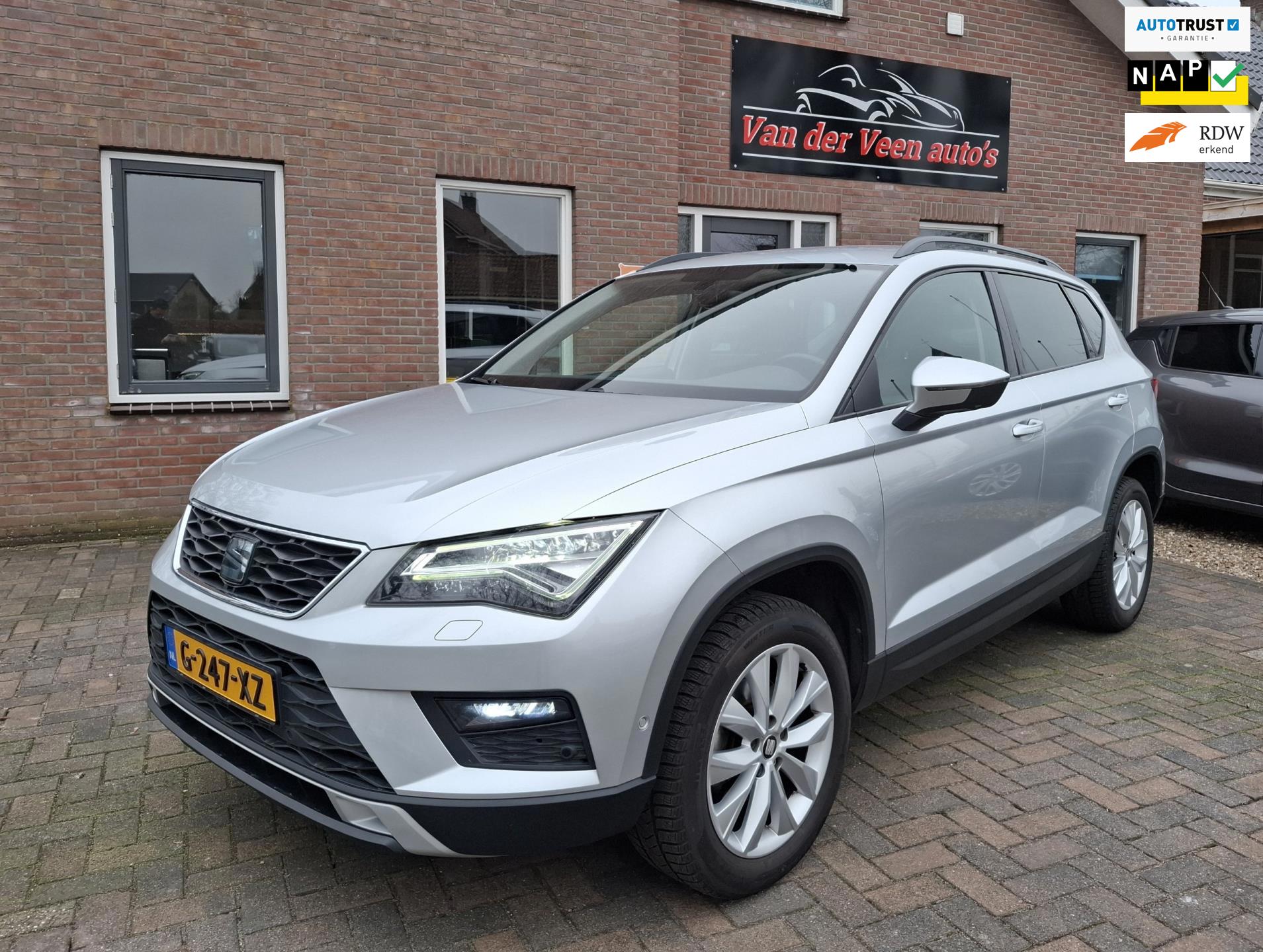 Seat Ateca 1.0 EcoTSI Style Business Intense. 1ste eigenaar. Zeer netjes en luxe o.a. camera, stoelverw. trekhaak, cruise, etc.