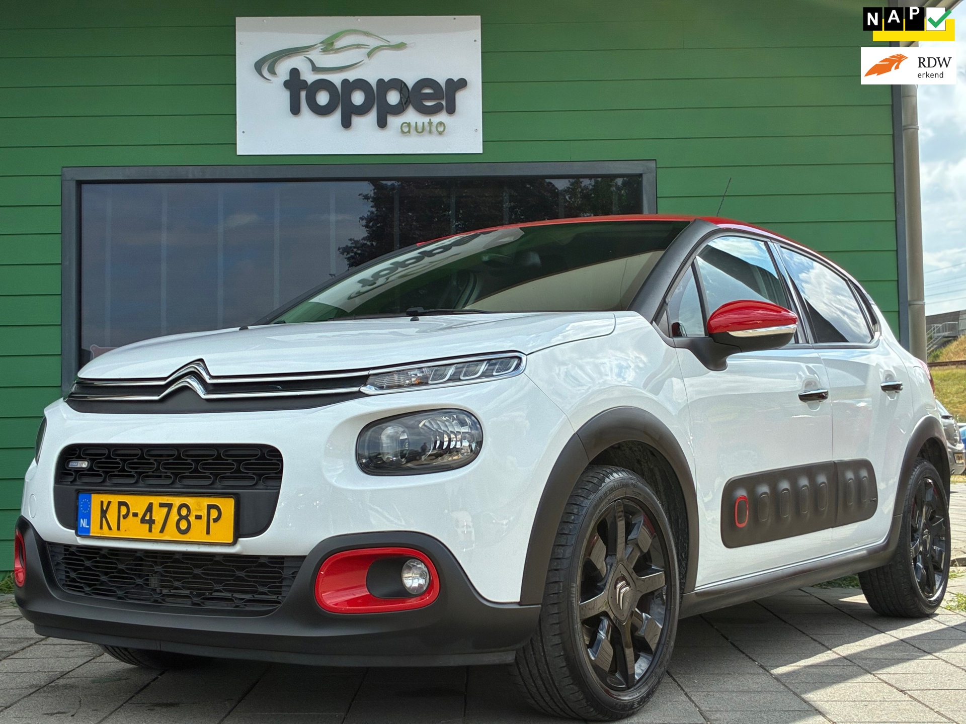 Citroën C3 1.2 PureTech S&S Shine|D-riem v.v.|Navigatie|Camera|CruiseControl|Climatronic|Trekhaak