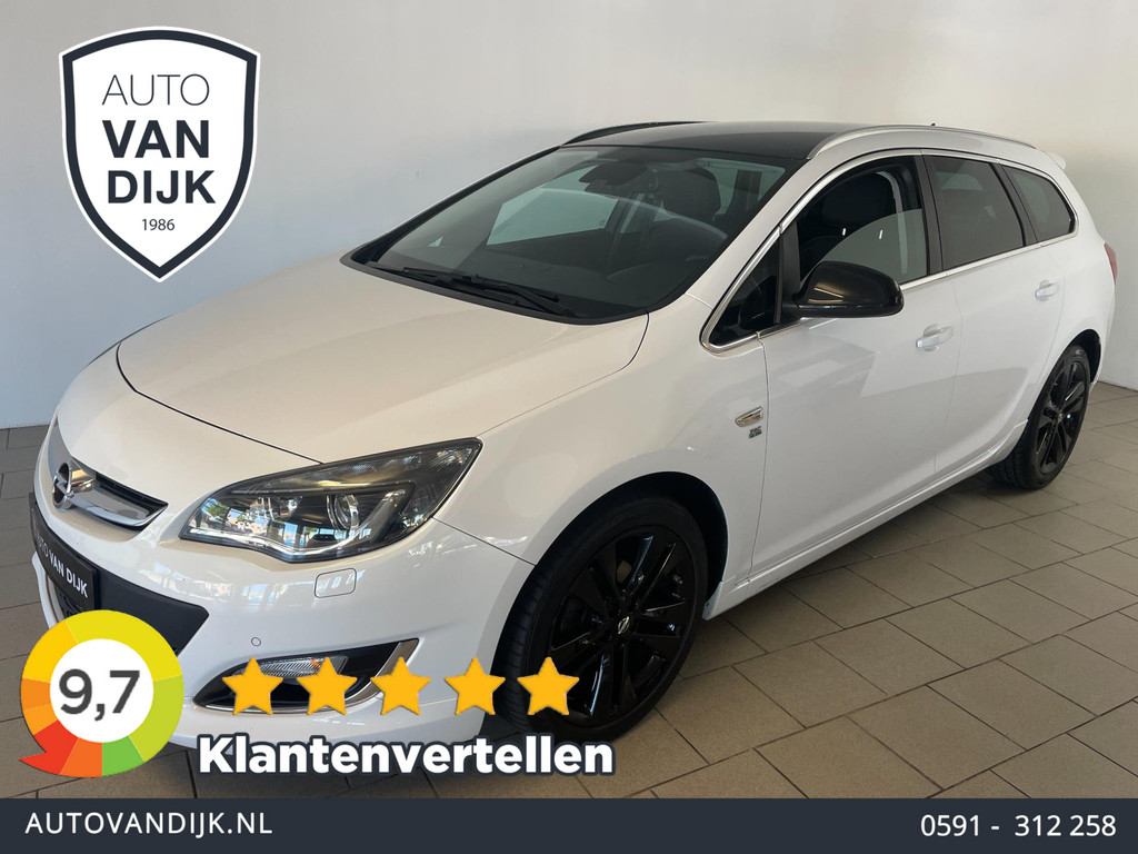 Opel Astra 1.4 Turbo Exklusiv 140PK OPC LINE AIRCO NAVI CRUISE XENON BLUETOOTH STOELVERW STUURVERW PRIVACYGLAS NIEUWSTAAT