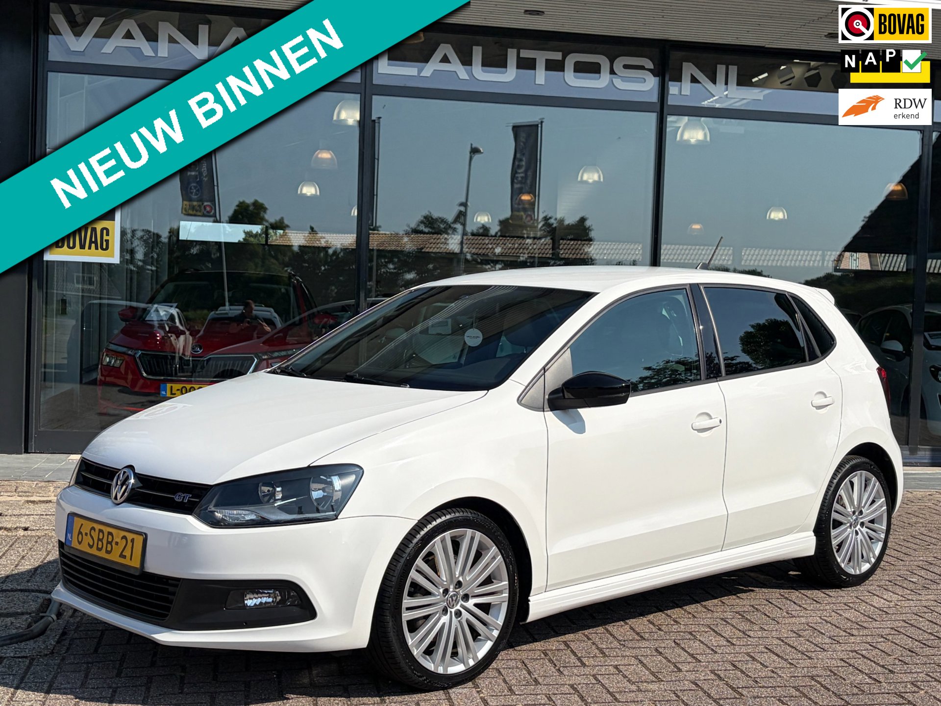 Volkswagen Polo 1.4 TSI Blue GT 140 PK 5Drs Navi Clima Cruise NL-Auto NAP Dealeronderhouden!