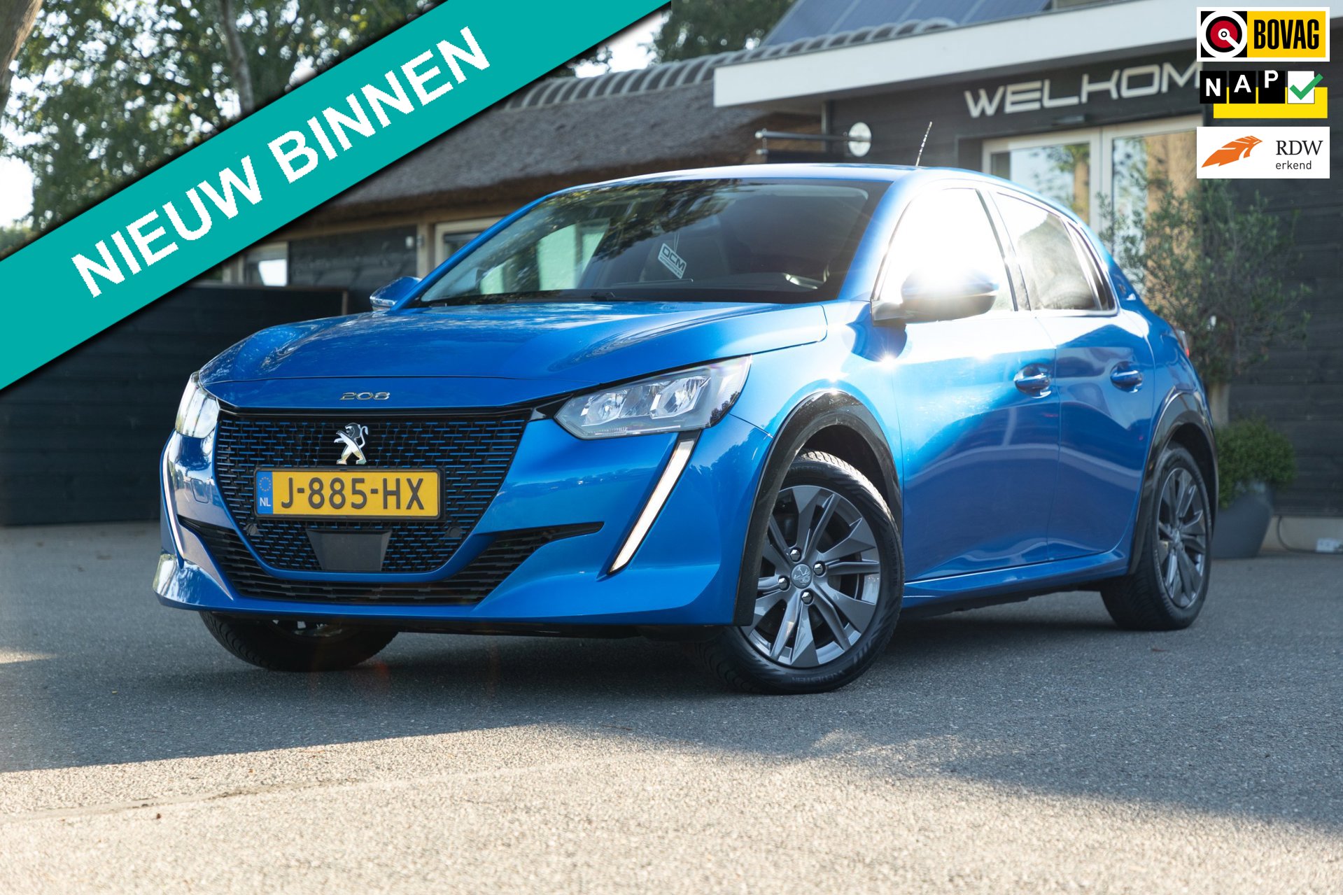 Peugeot E-208 EV Allure 50 kWh Soh 83% I Led I Half leder I Sfeerverlichting I Camera I Android I CarPlay I NL Auto I NAP