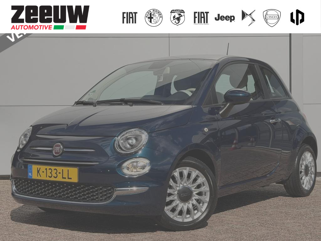 Fiat 500 1.0 Hybrid 70 PK Lounge | Carplay | Cruise | PDC | 15' VERKOCHT