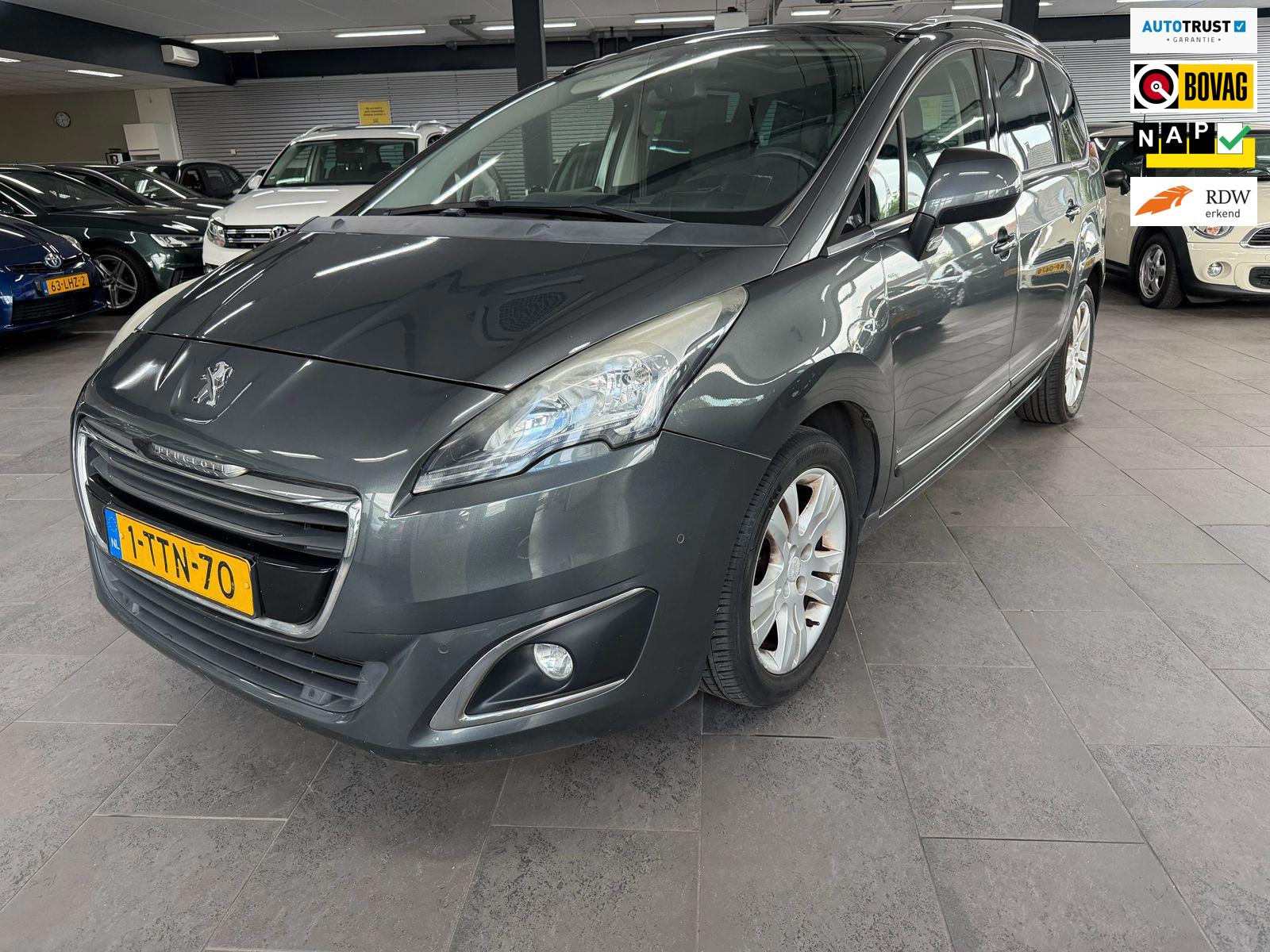 Peugeot 5008 1.6 THP Blue Lease Executive 7p. Automaat panoramadak navigatie clima cruise controle elektrische pakket parkeersenso