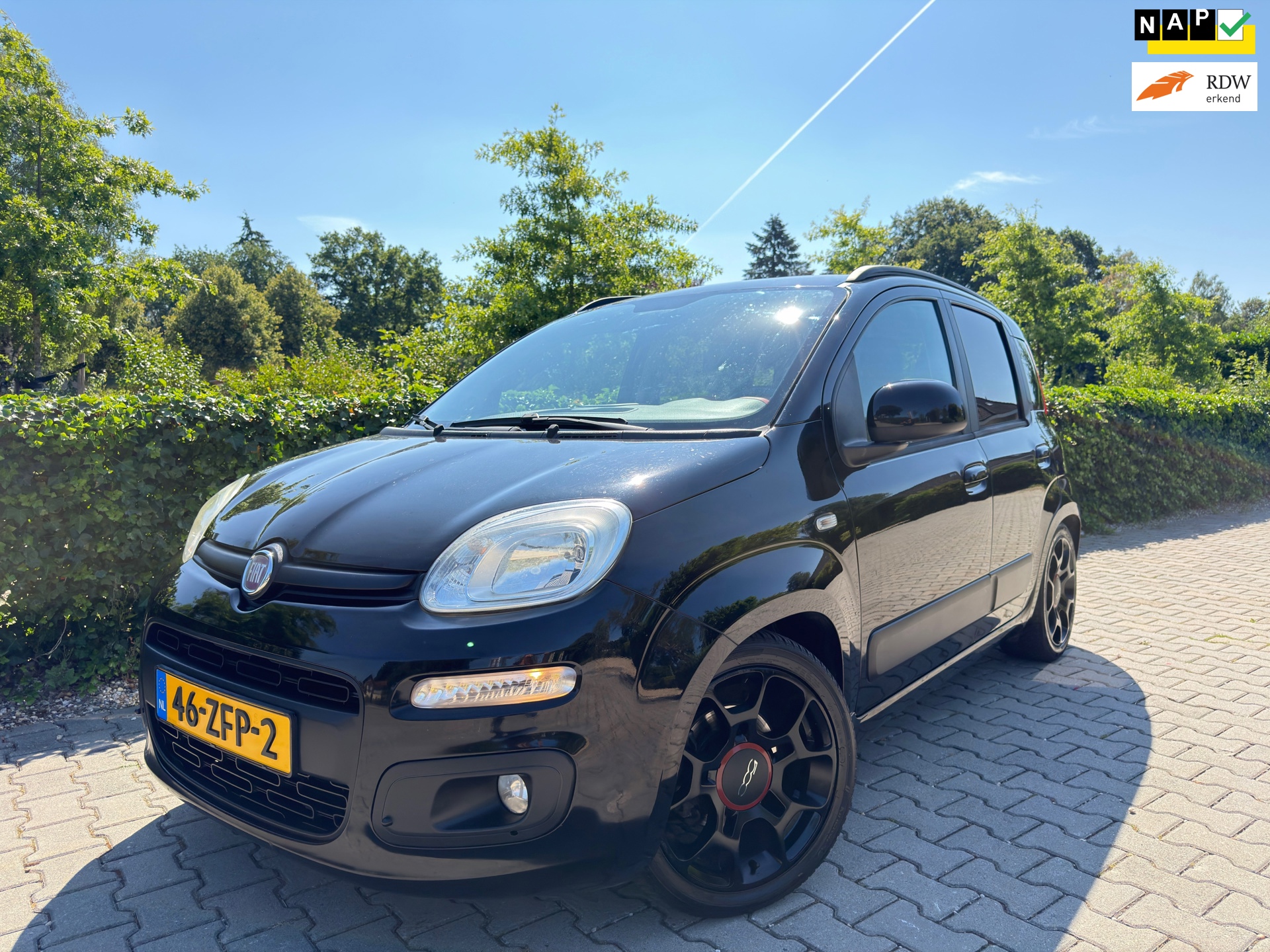 Fiat Panda 0.9 TwinAir Sport Sempre , Airco / City / Bleu & Me / Elec.Pakket / 16' Lm Velgen . Sportief.