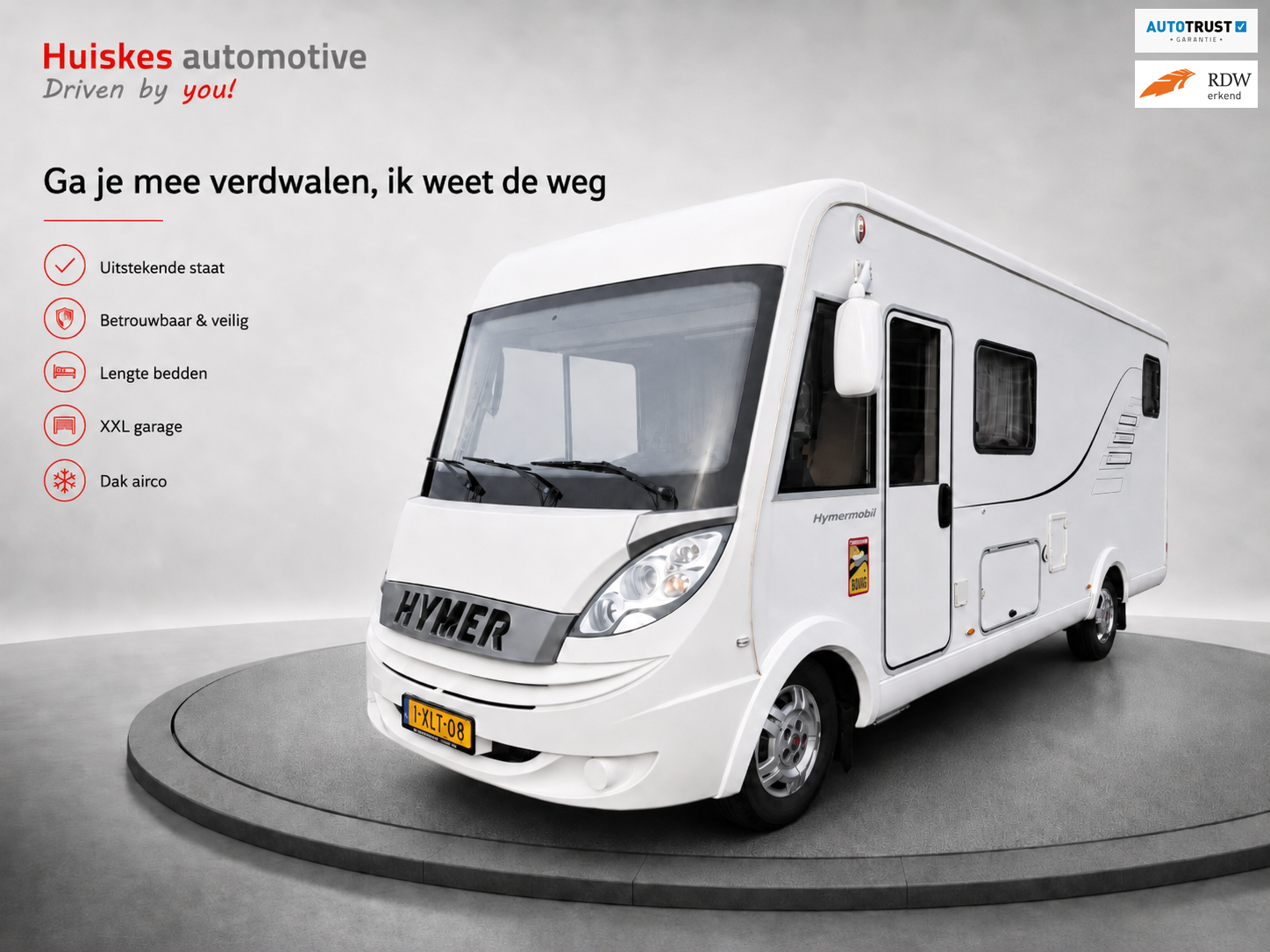 Hymer Eriba B578 2x airco/xxl garage/LPG/lengtebedden/oven/camera