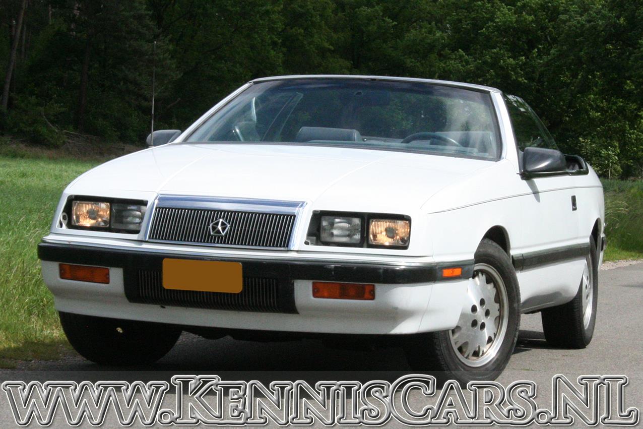 Chrysler 1988 Le Baron Convertible Cabrio