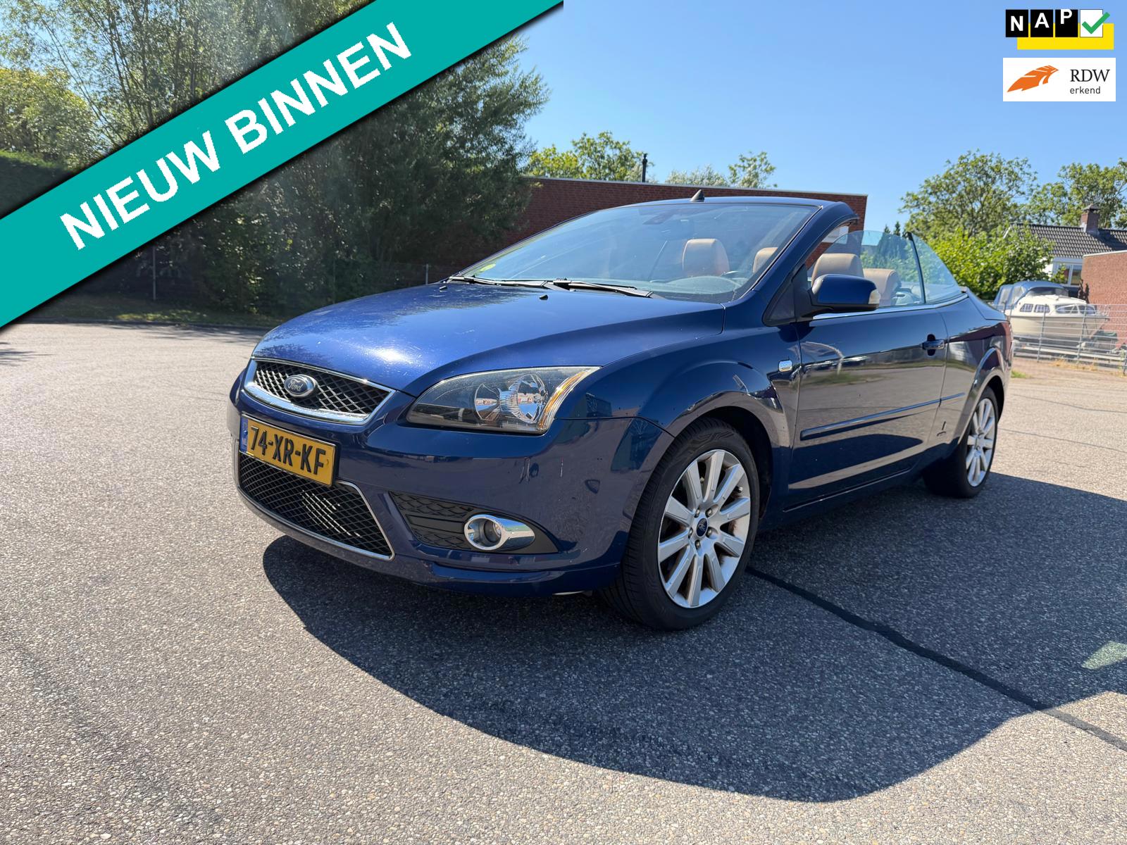 Ford Focus Coupé-Cabriolet 2.0-16V Titanium*Airco*Lederen bekleding* AUTOMAAT*Dealer onderhouden