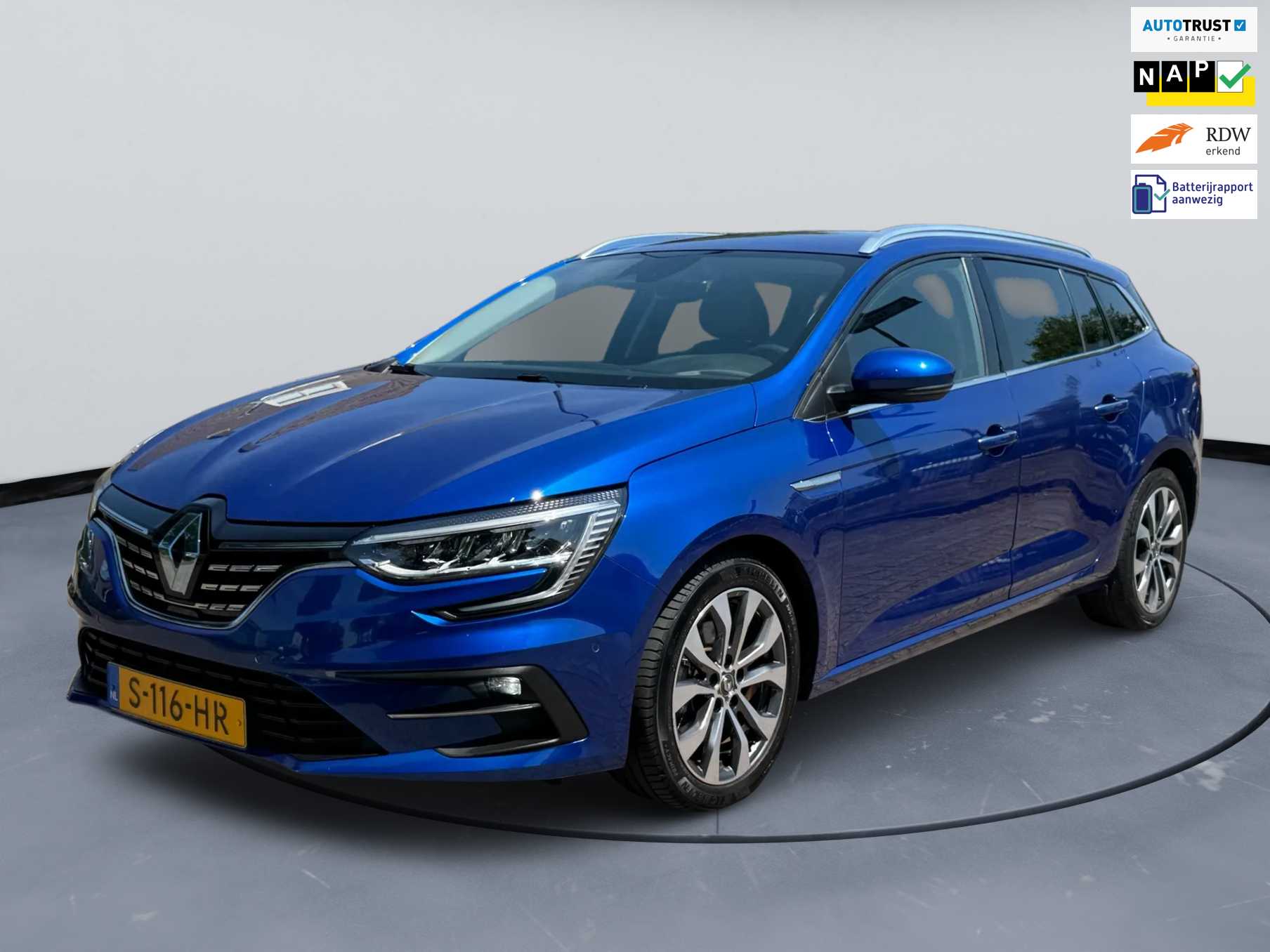 Renault Mégane Estate 1.6 E-Tech Plug-In Hybrid 160 Techno|1/2Leer|Stoelverw|Carplay|Trekhaak|SOH98%|