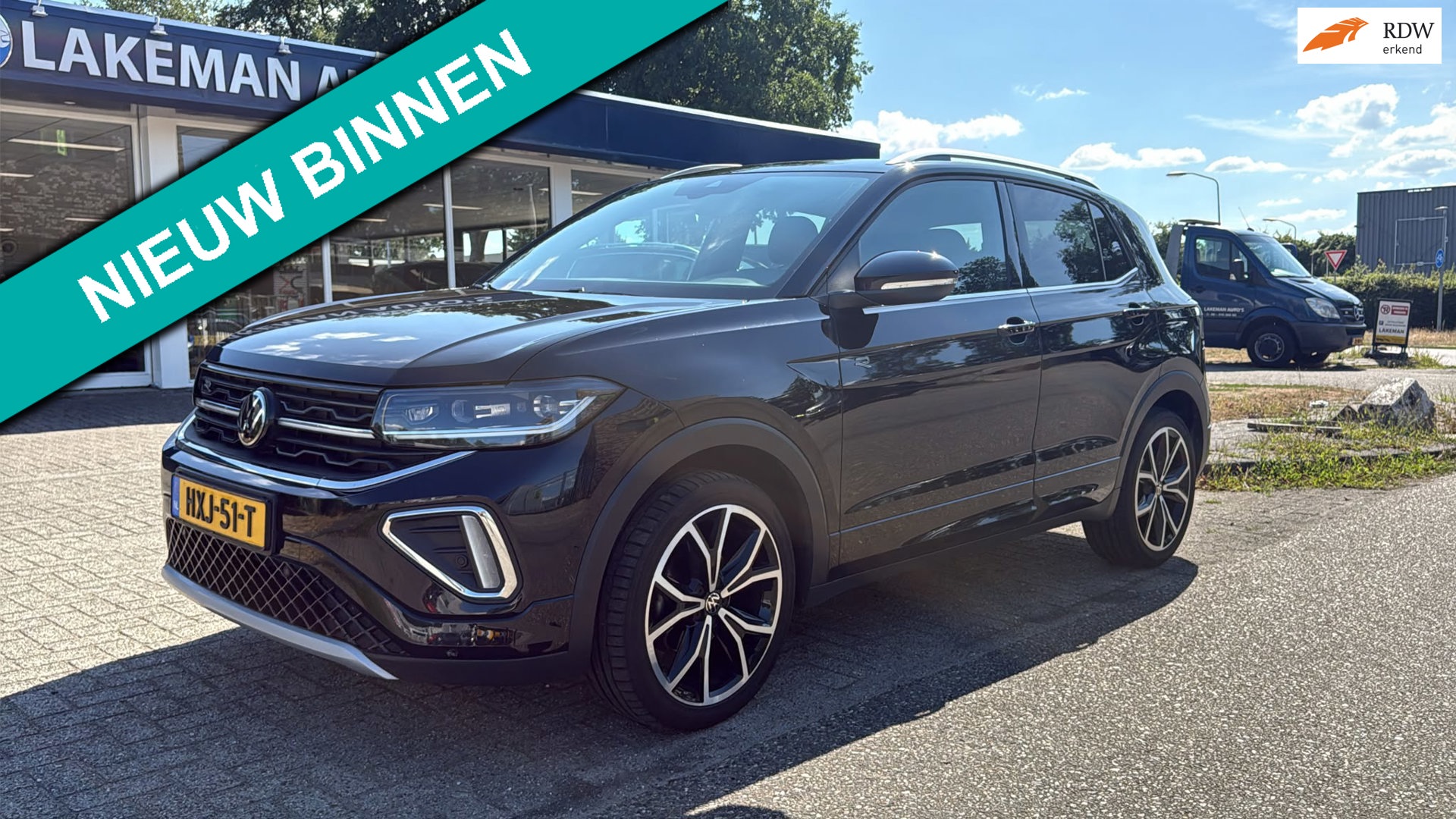 Volkswagen T-CROSS 1.0 TSI R-Line Carplay Blackline Alle opties Inruil APK Garantie Huurkoop