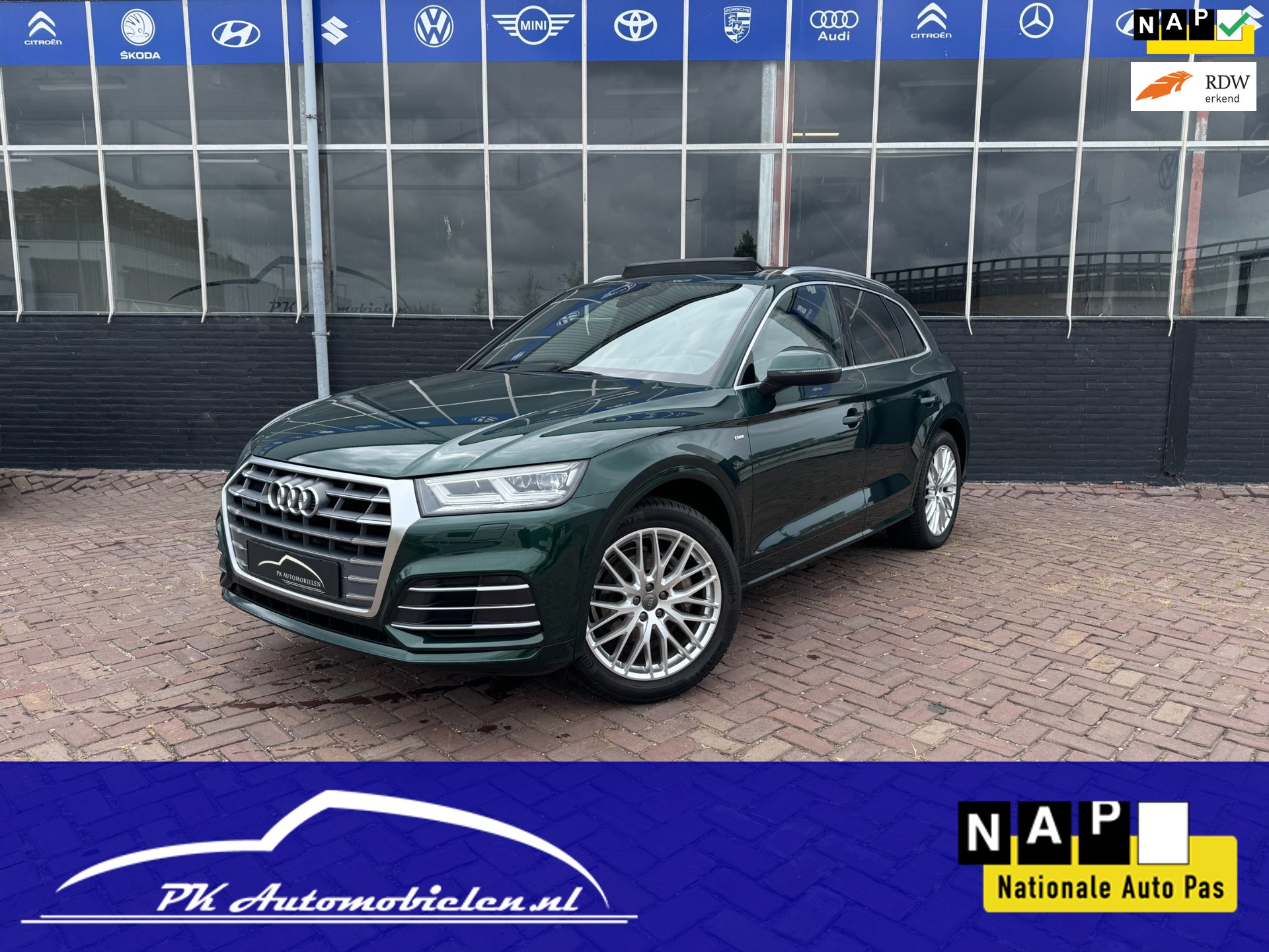 Audi Q5 2.0 TFSI Quattro S-Line **NAPPA LEER PANODAK LUCHTVERING B&O SOUND