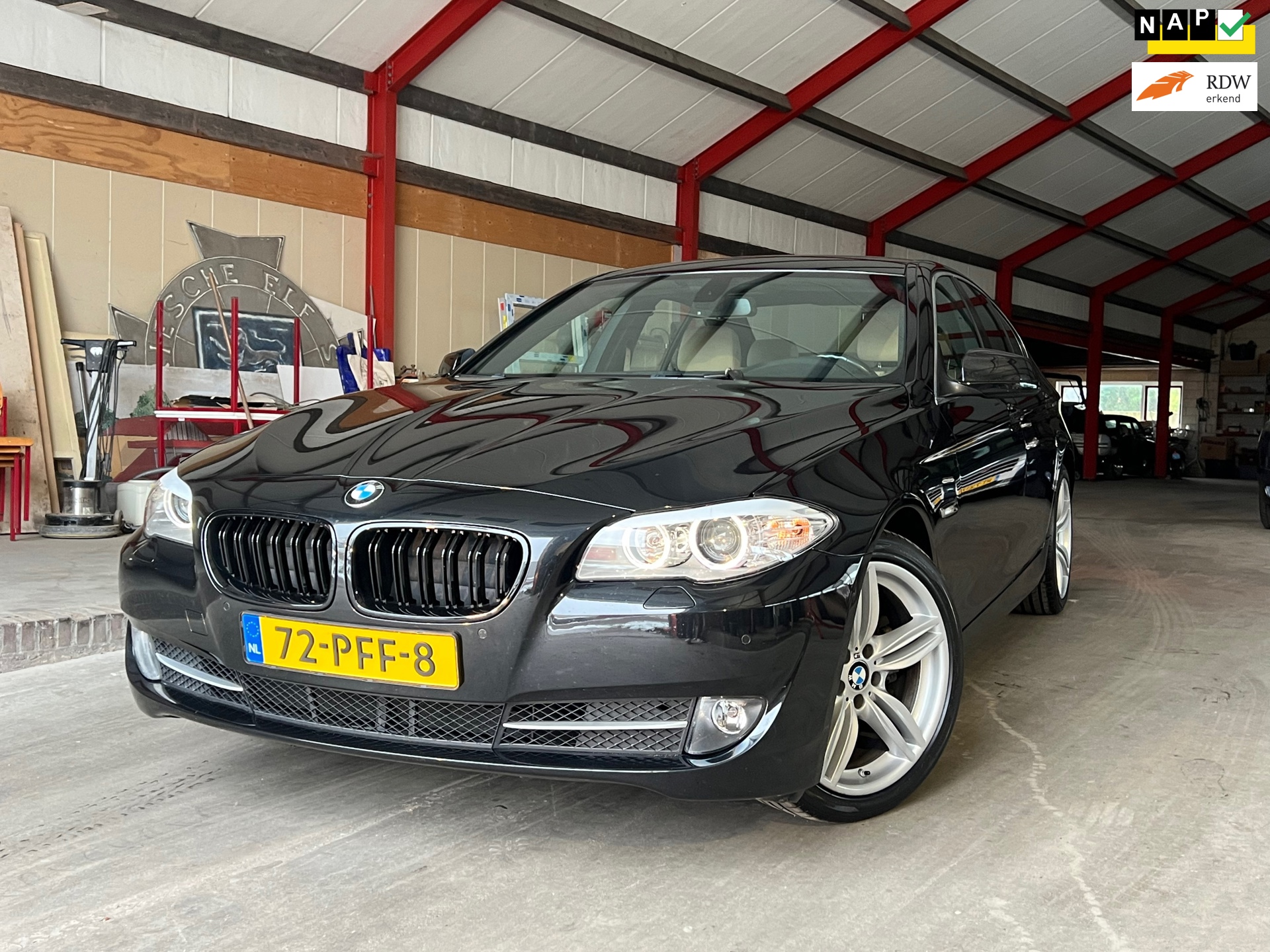 BMW 5-serie 523i | Automaat + Cruise + Clima + Trekhaak Nu € 9.975,-!!!