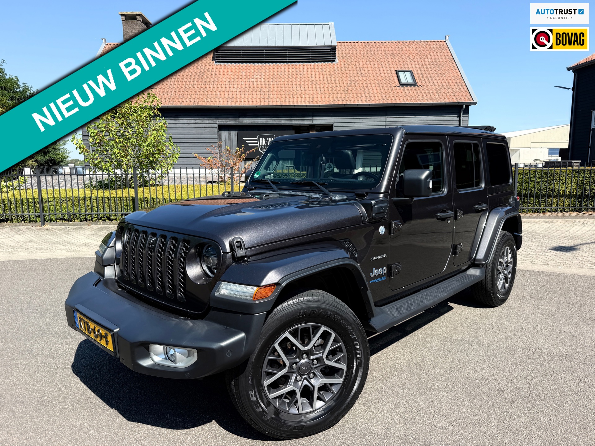 Jeep WRANGLER UNLIMITED Jeep Wrangler 380 Unlimited/Sahara 2.0 PHEV Softtop AWD 4x4 Leer Navi Led-Xenon