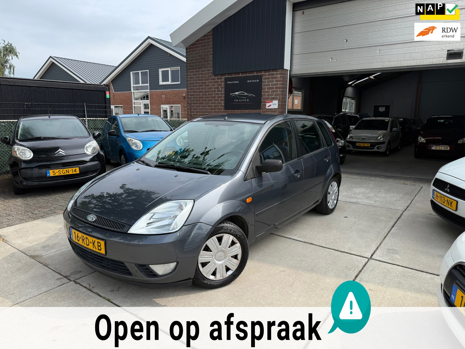 Ford Fiesta 1.4-16V Trend |NIEUWE APK|NAP KM|AIRCO|ELECT.RAMEN|CENTRL.DEUREN|LAGE KM|2 SLEUTEL|NETTE AUTO|ZGAN BANDEN|ZUINIG|