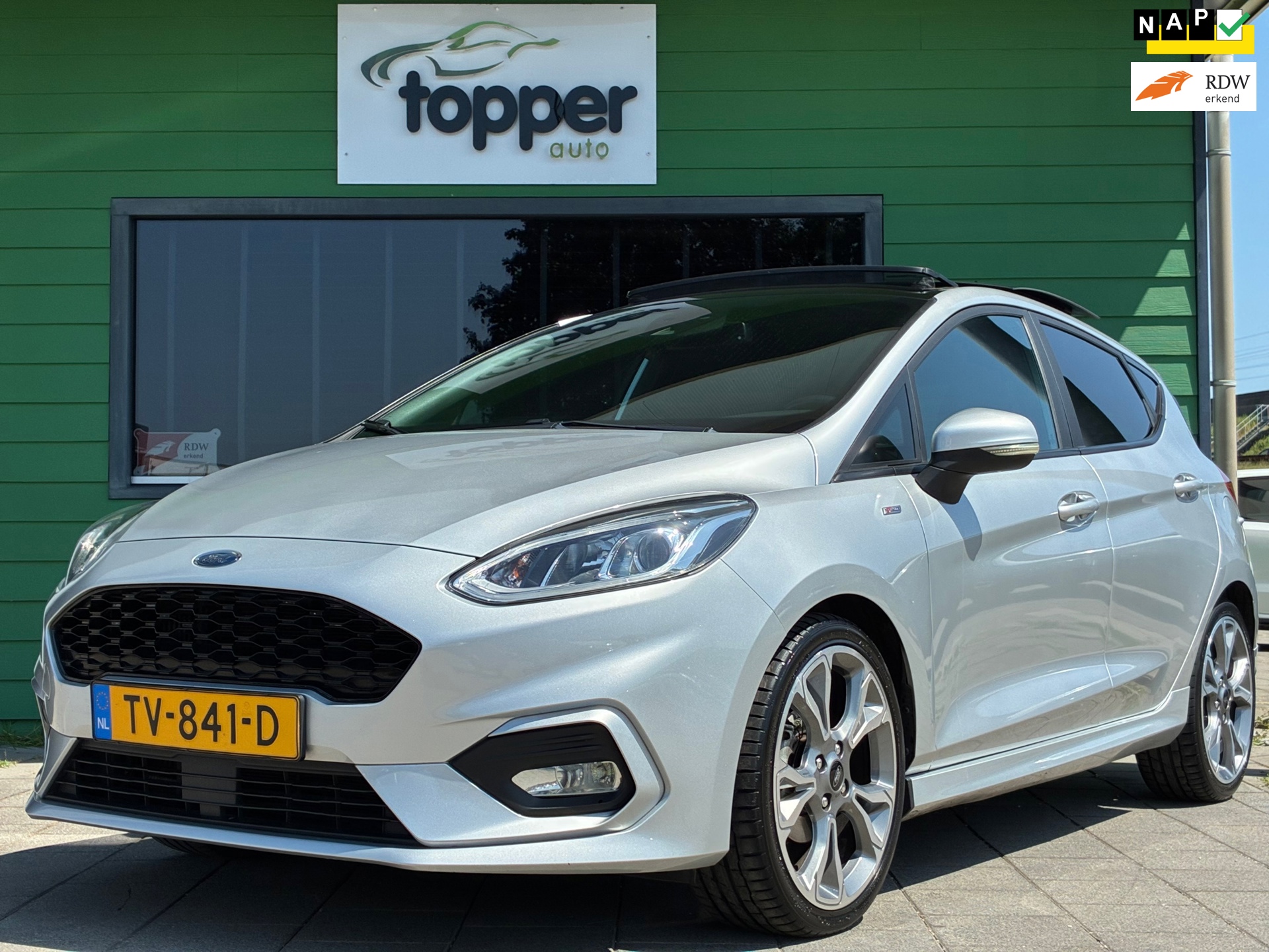 Ford Fiesta 1.0 EcoBoost ST-Line|Panoramadak|Navigatie|CruiseControl|Climatronic|