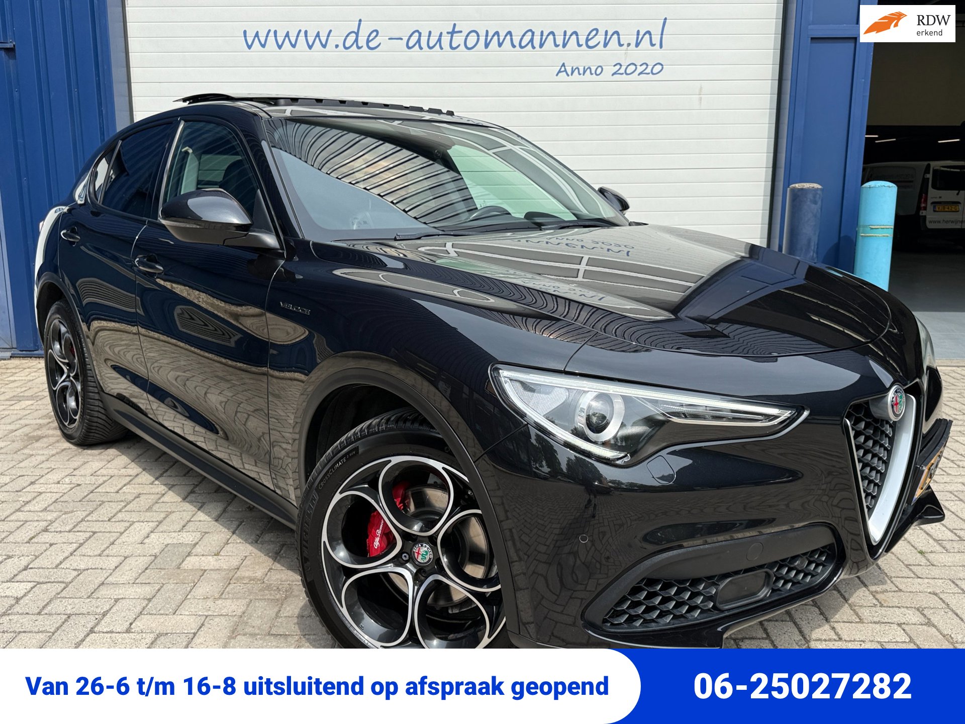 Alfa Romeo Stelvio 2.0 Turbo 280pk AWD Veloce Automaat / ACC / LEER / ALL SEASON / TOP STAAT