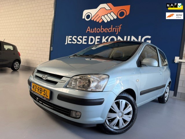 Hyundai Getz 1.3i GLS automaat / bj.2005 / kleur: grijs / NAP met 167095 km.en APK tot 07/2027 / elektrische ramen/airbag/stereo.