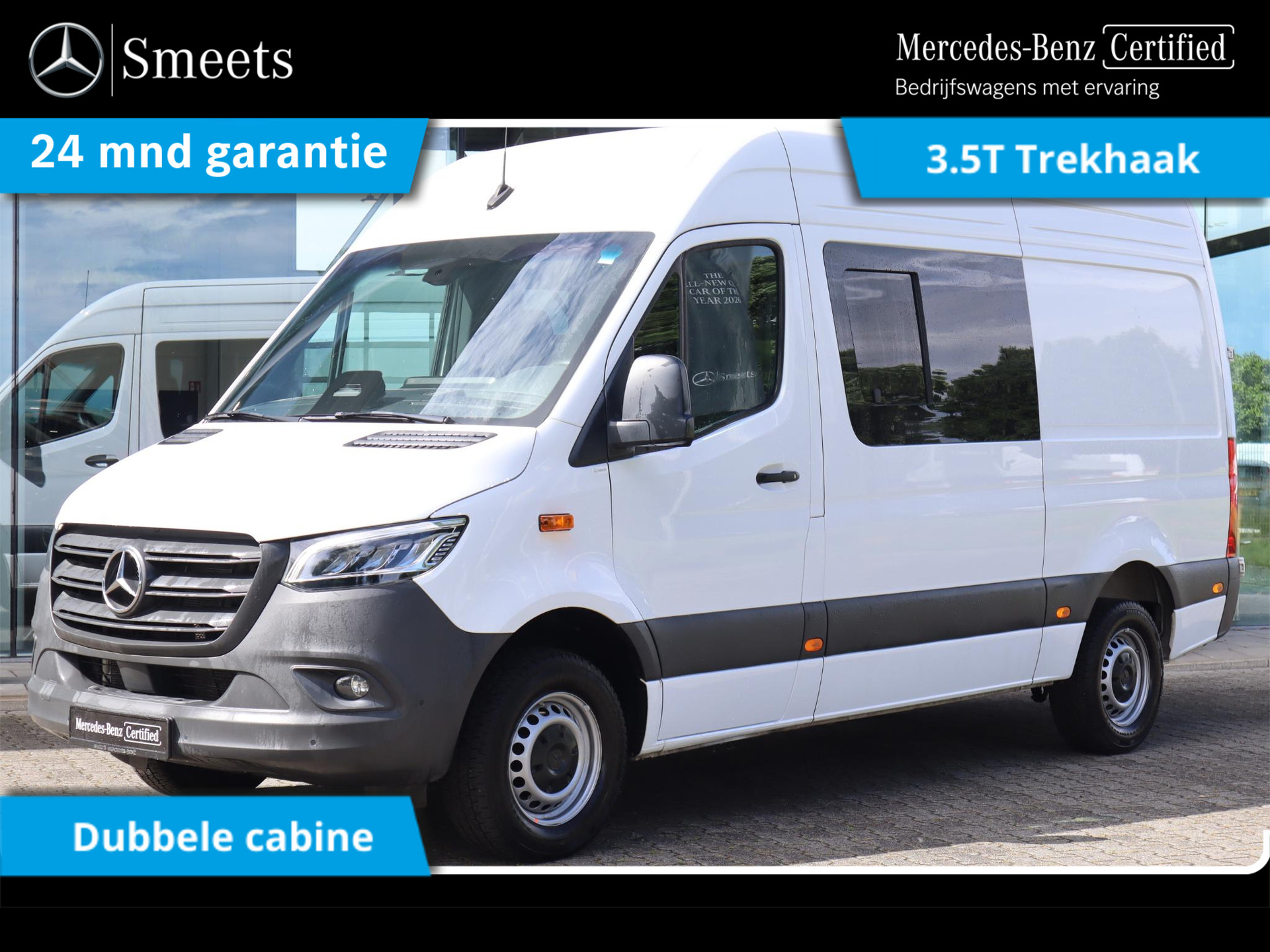 Mercedes-Benz Sprinter 317 L2H2 DC 6 PERS. 3.5T TREKHAAK