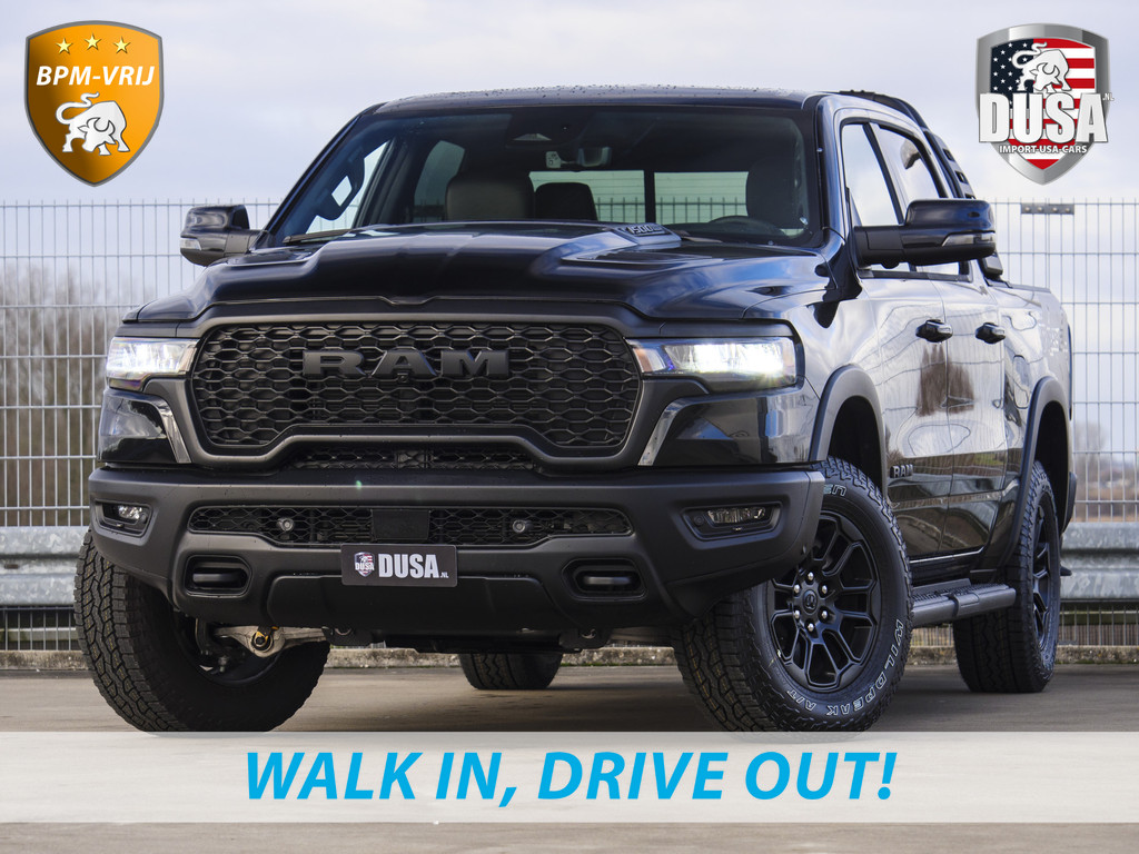 Dodge Ram | 1500 | Rebel | Premium | 4x4 | Crew Cab | 3.0L Twin-turbo I6 | BPM-VRIJ