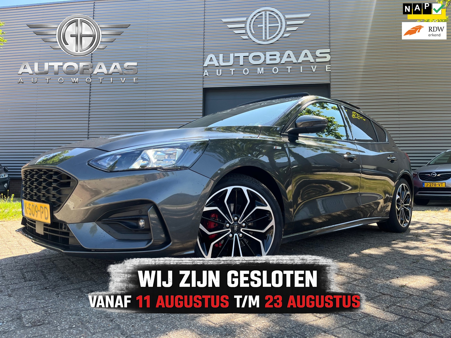 Ford Focus 1.0 Hybrid ST Line X NL-AUTO+1EIG+NAP+PANORAMADAK+TREKHAAK+CAMERA+18 INCH+LED+INCL BTW+