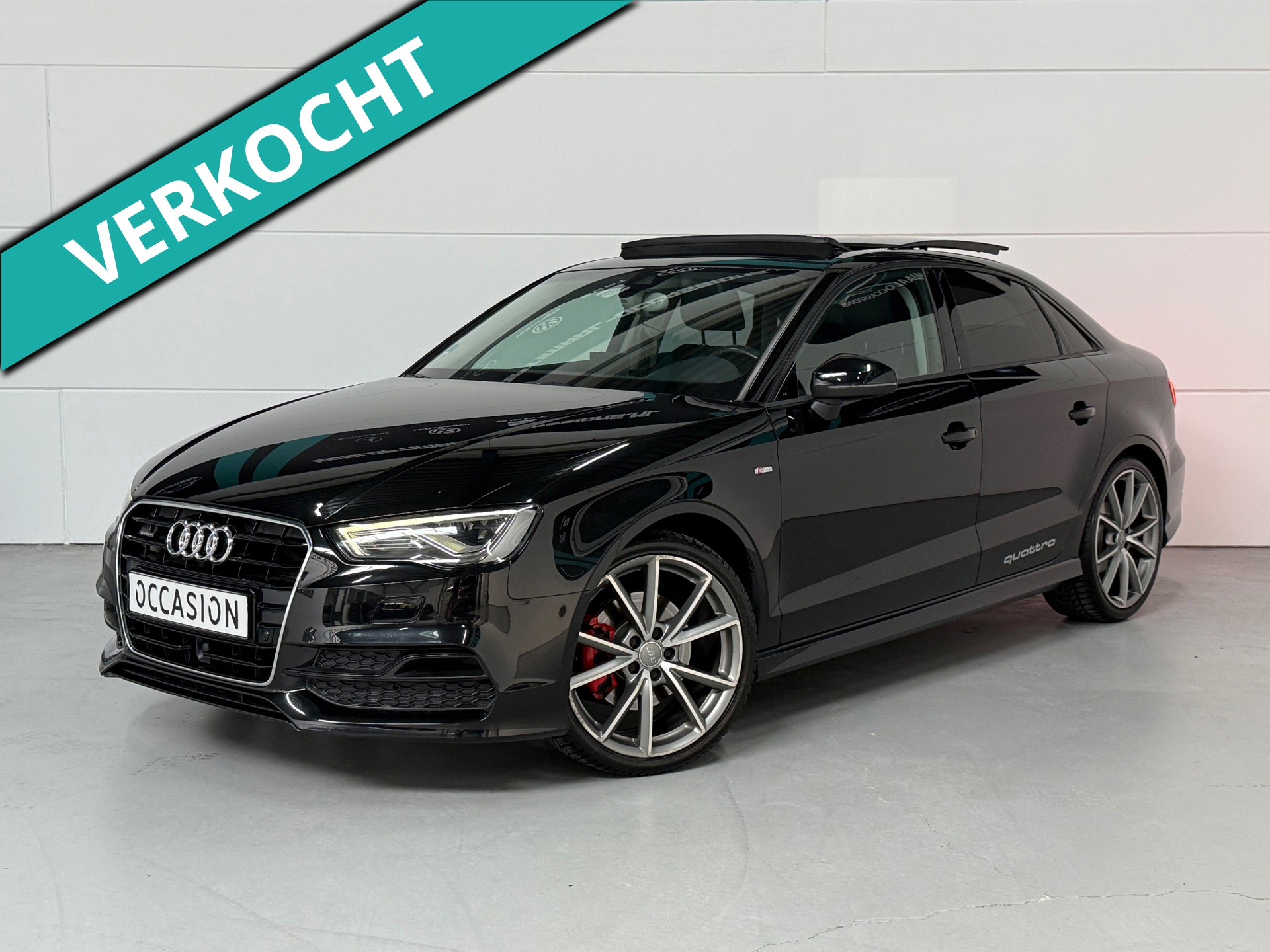 Audi A3 Limousine 1.8 TFSI Quattro S-Line Pano LED Navi ACC Lane Stoelvw Vol