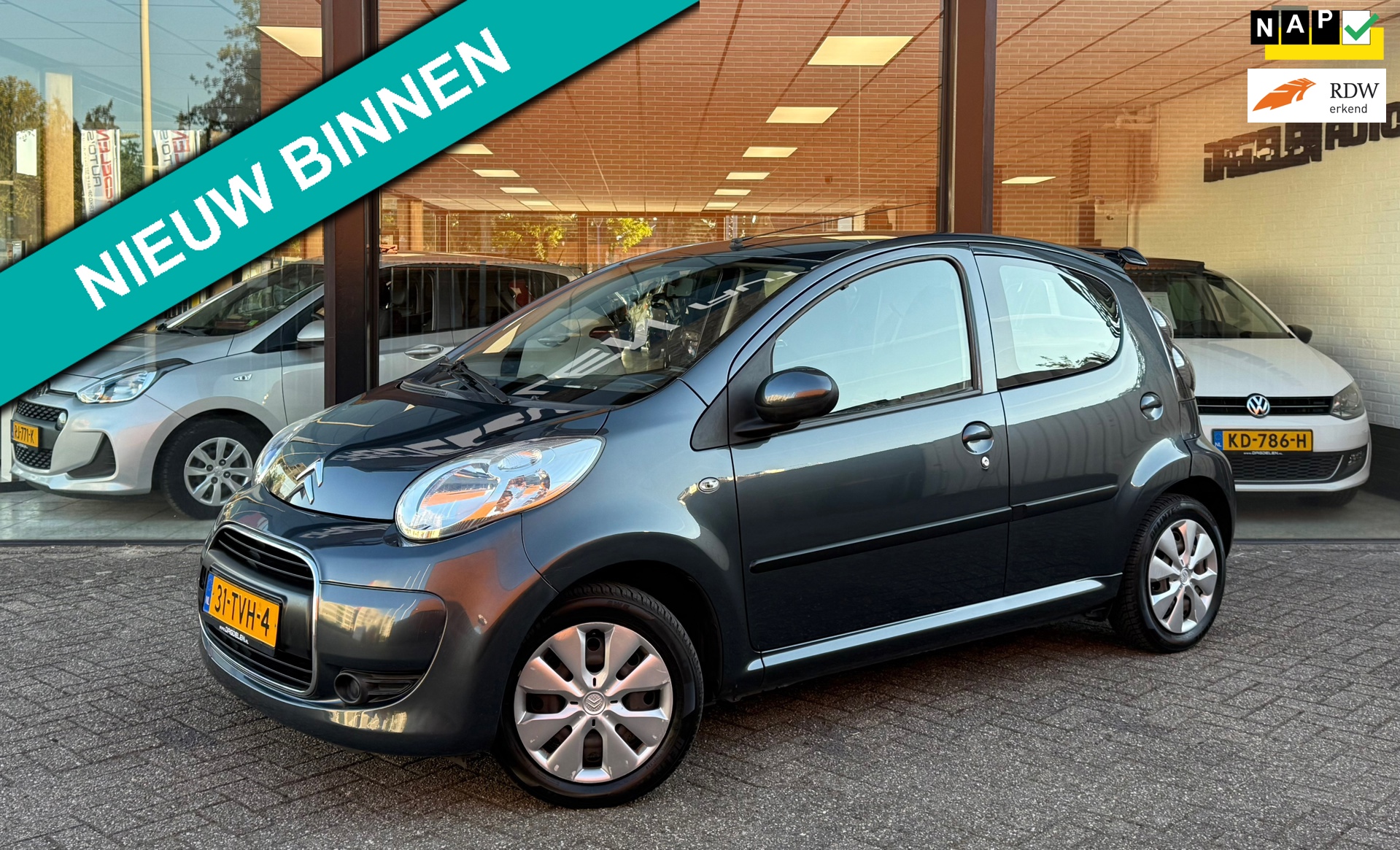 Citroën C1 1.0-12V 5drs AIRCO | CARPLAY | NAVI | NAP
