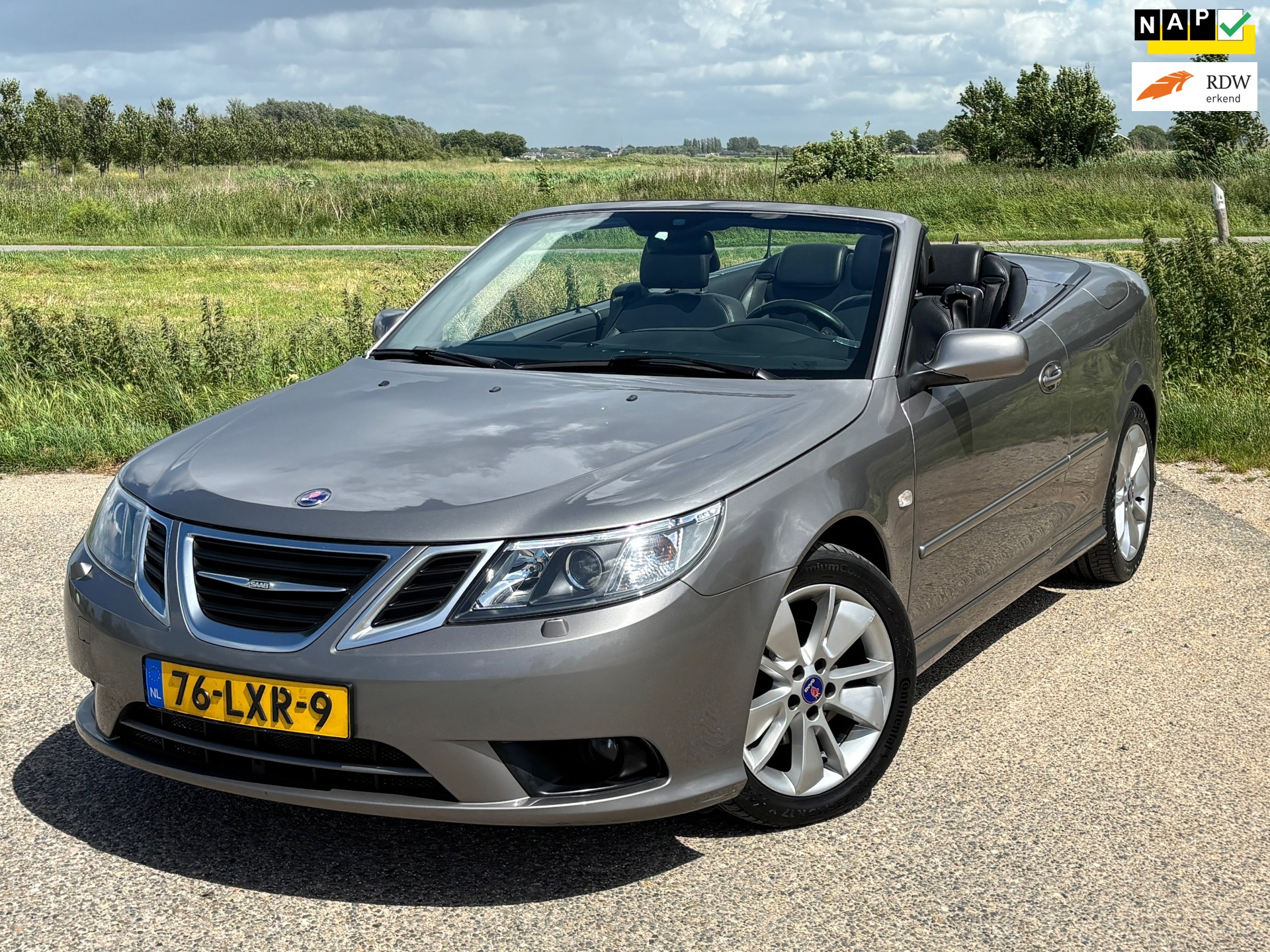 Saab 9-3 Cabrio 1.8t Vector Autom/Nederl auto/ERG MOOI!