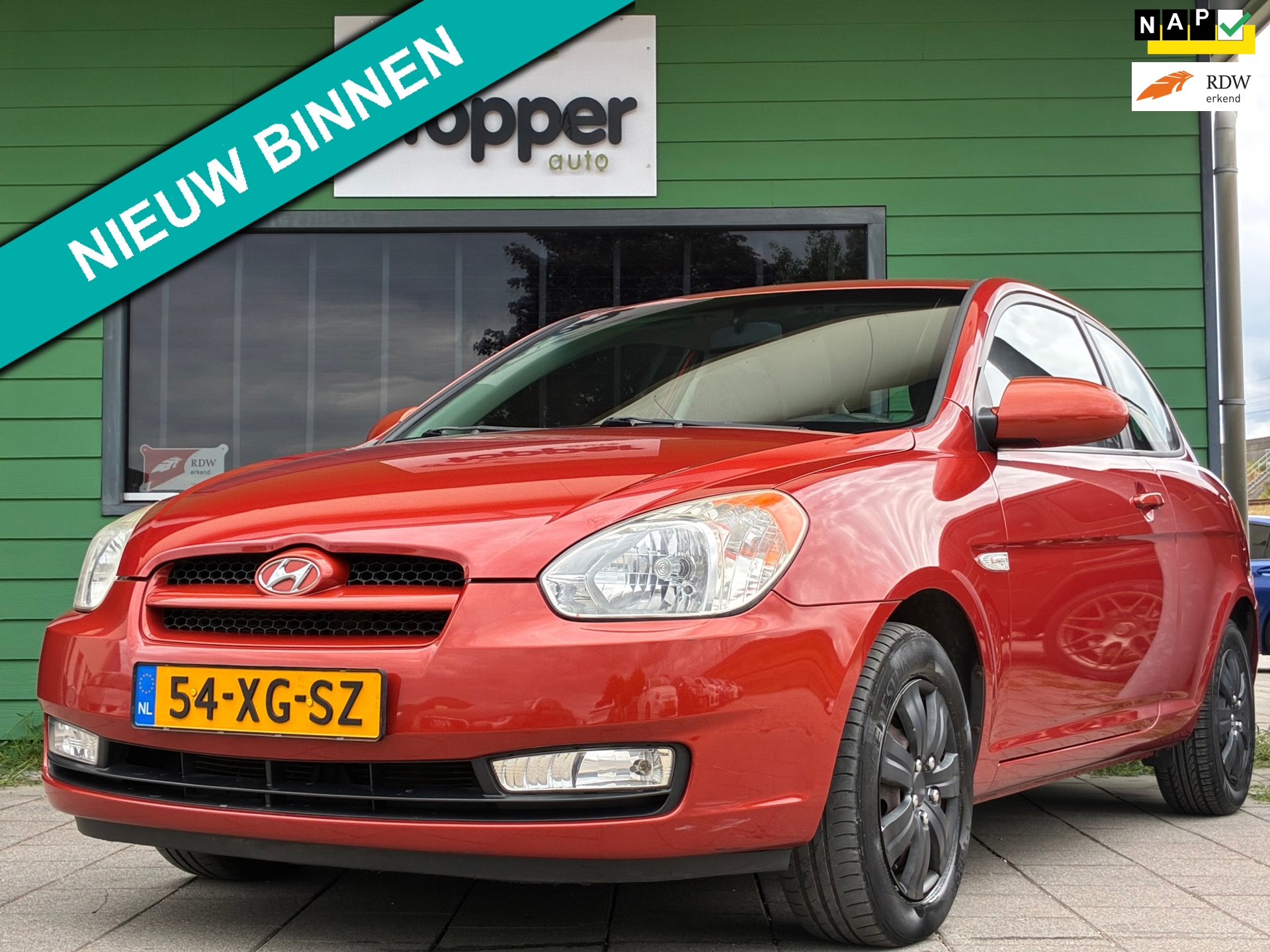 Hyundai Accent 1.4i Dynamic First Edition|1e Eigenaar|Airco|Elektr.ramen|Trekhaak|Nieuwe APK|NAP|