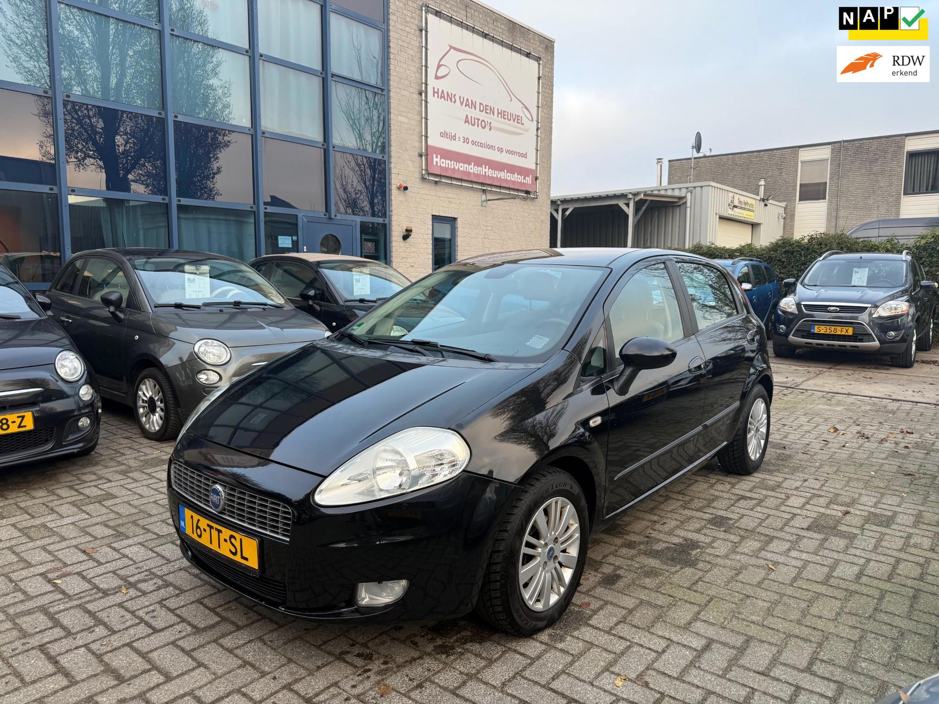 Fiat Grande Punto 1.4-16V Emotion, Clima, 5 deurs, Apk 11/2026