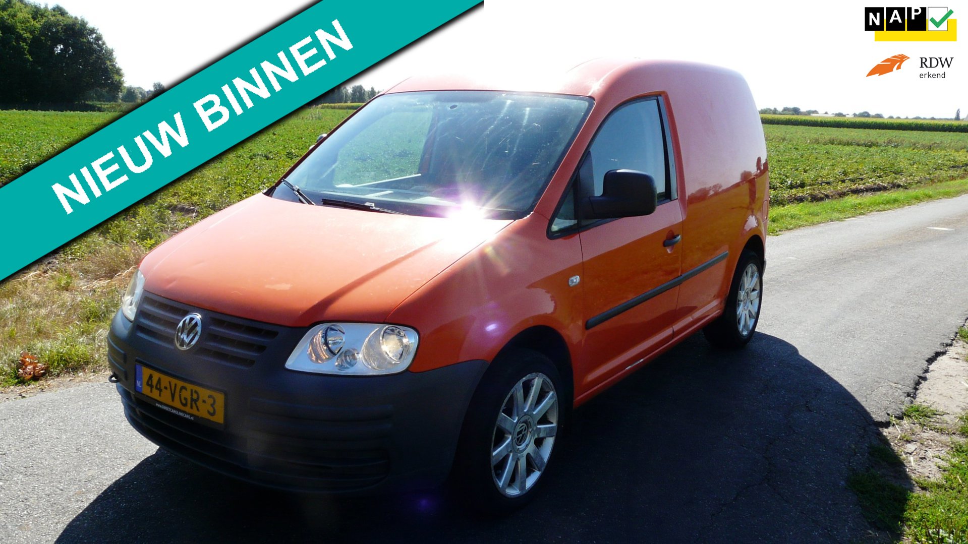 Volkswagen Caddy 1.9 TDI Sport,500 kg,Elec.pakket,17"Lmv's, Gechipt!!,Grootbeeld Navi,Trekhaak!