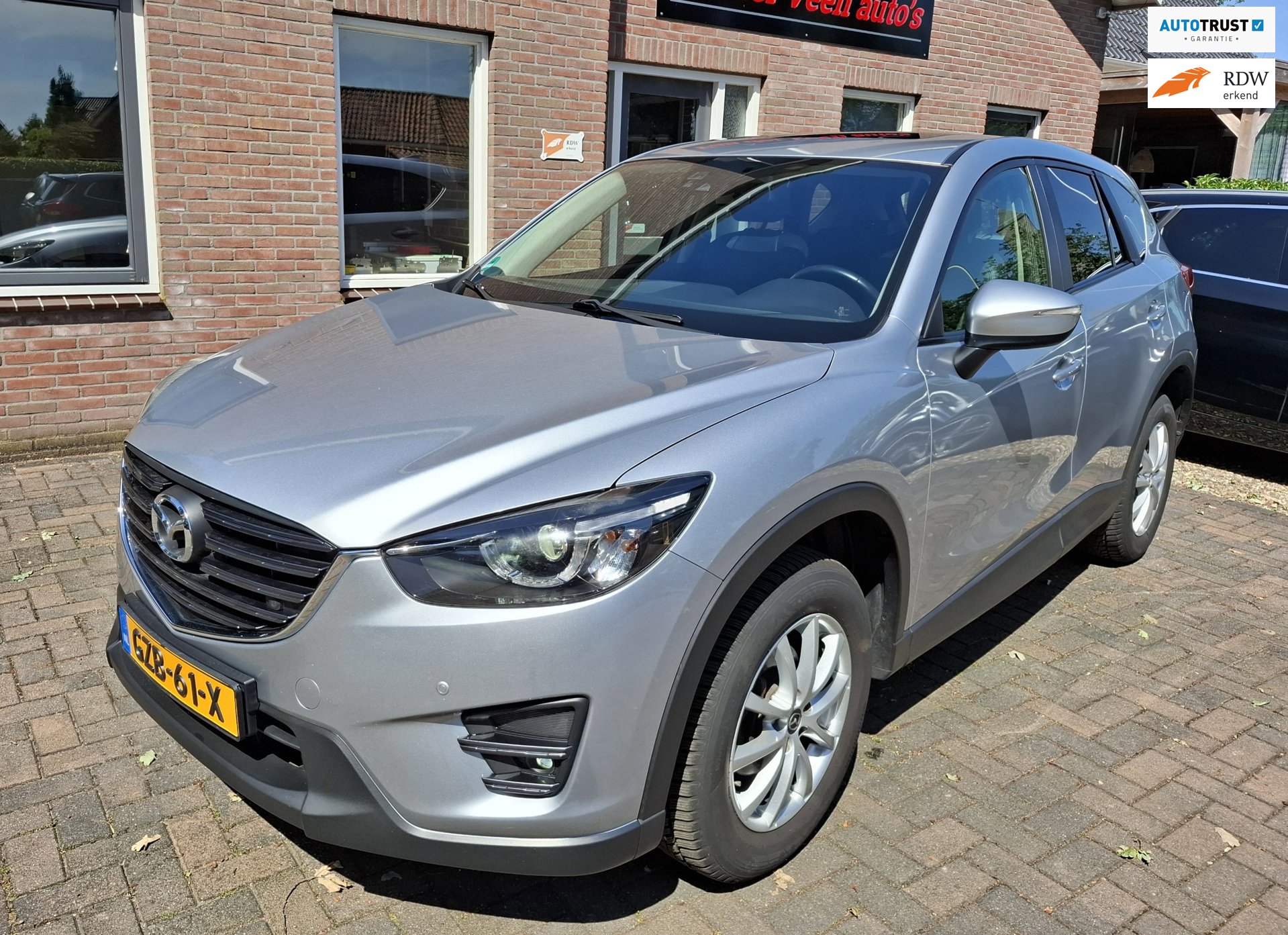 Mazda CX-5 2.0 SkyActiv-G 160 PK 4WD. 100% dealer onderhouden. O.a. navi, camera, leder, cruise, stoelverw., schuifdak etc.