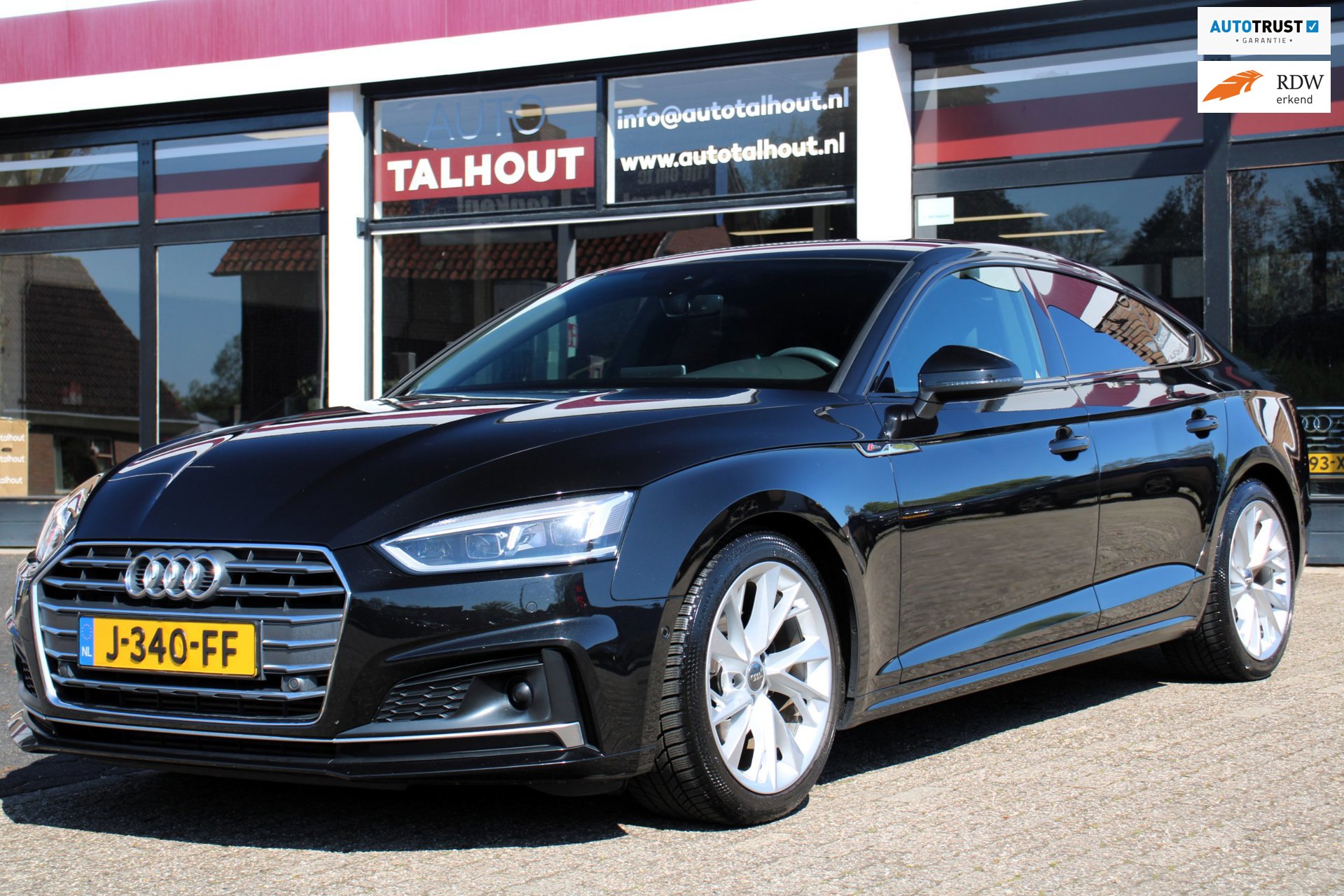 Audi A5 Sportback 40 TFSI Design Pro Line | VIRTUEEL, MATRIX, ACC, TREKHAAK, STOELKOELING, APPLE CARPLAY