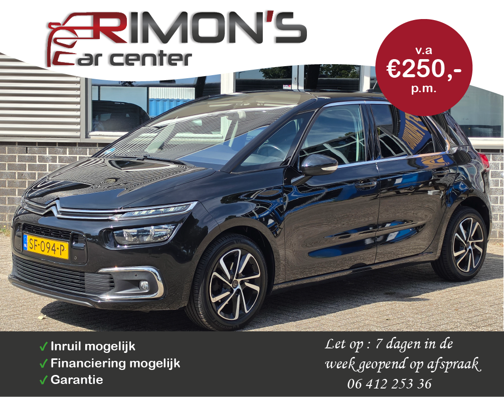 Citroën C4 Picasso 1.2 PureTech Shine Aut Camera New Dis Riem Carplay Trekhaak