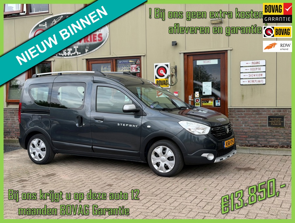 Dacia Dokker 1.2 TCe S&S Ambiance - Prijs inclusief 12 maanden BOVAG-garantie en afleveren –