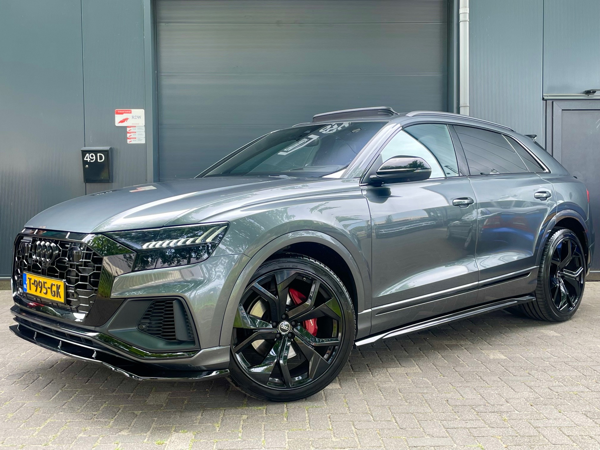 Audi Q8 50 TDI quattro Pro Line S RS LOOK 23'' RS VELGEN HEADUP DRIVESELECT LEER PANO MEMORY CLIMA LUCHTVERING DEALER ONDERHOUD