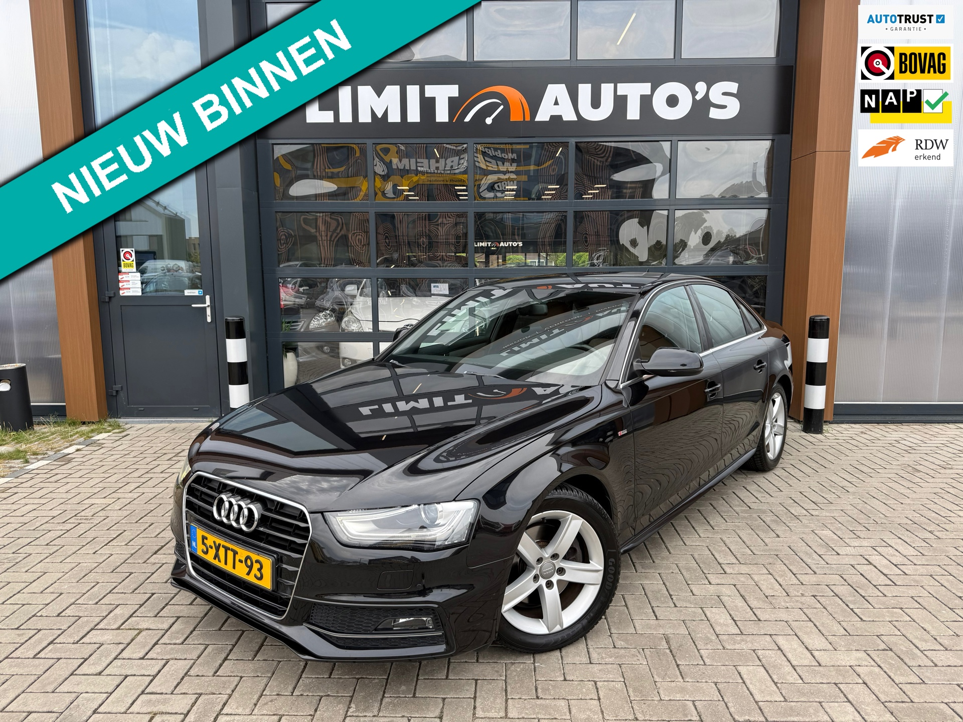 Audi A4 Limousine 1.8 TFSIe Limited S/Aut/Climate/Cruise/Leer/Xenon/Pdc v+a/St.verw/Nap