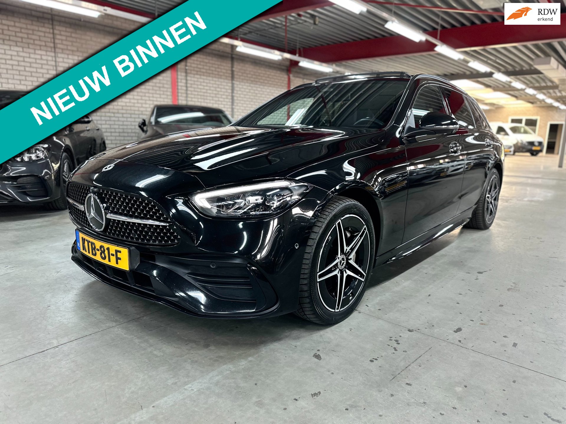 Mercedes-Benz C-klasse Estate 300 e AMG, Pano, Leder, BTW!