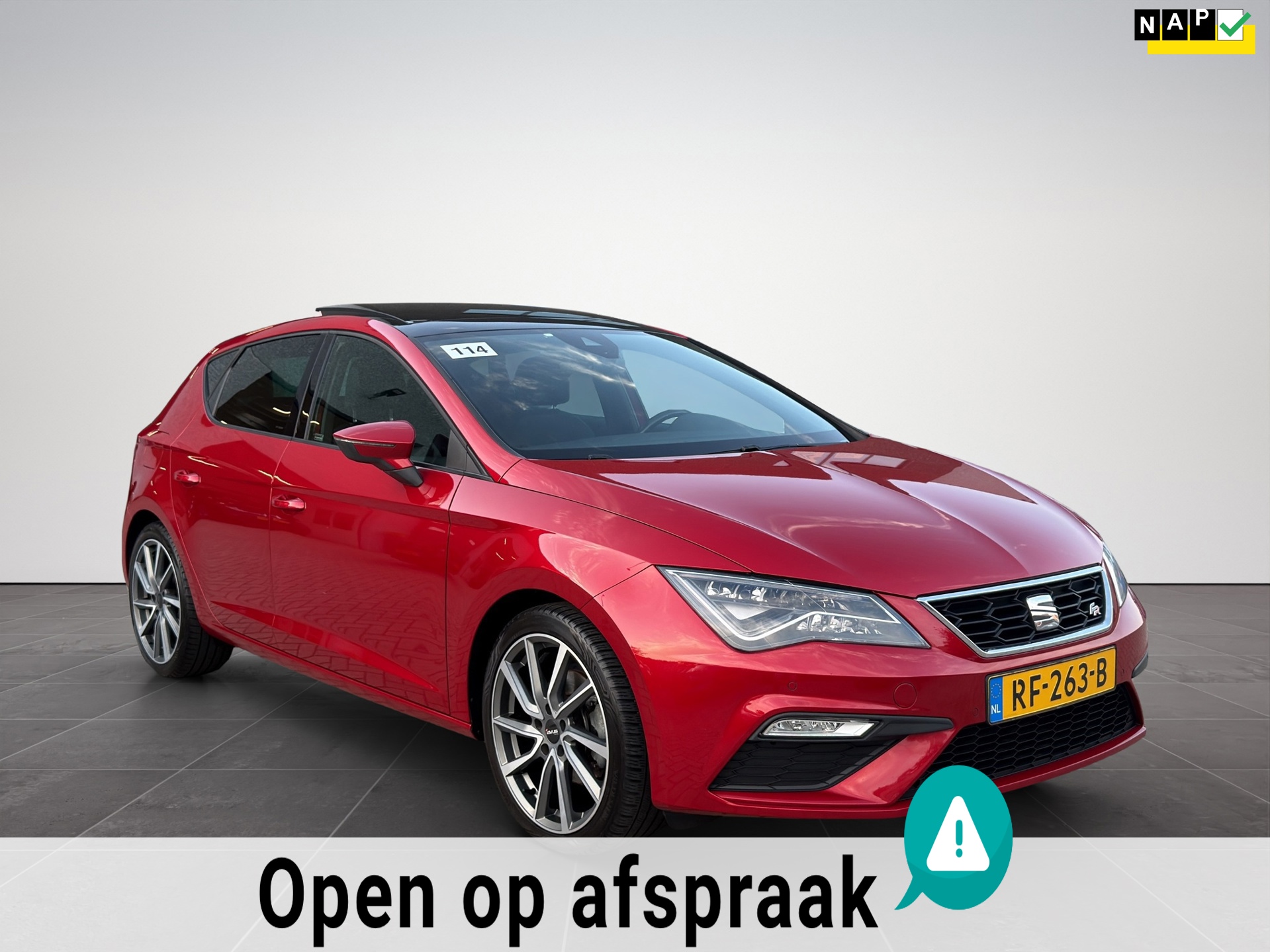 Seat Leon 1.4 EcoTSI FR Panoramadak|Carplay|Lane-Assist|NAP