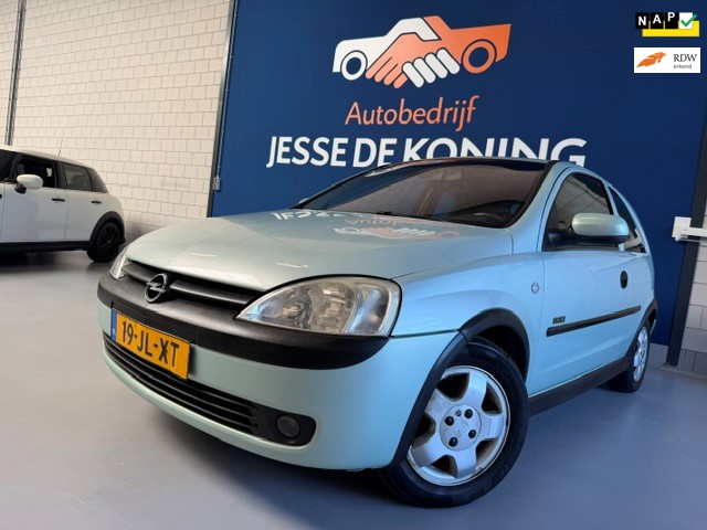 Opel Corsa 1.2-16V Elegance /bj.2002 / kleur: groen / airco / sportvelgen / elektrische ramen / NAP met 171850 km./ APK 06/2027 /
