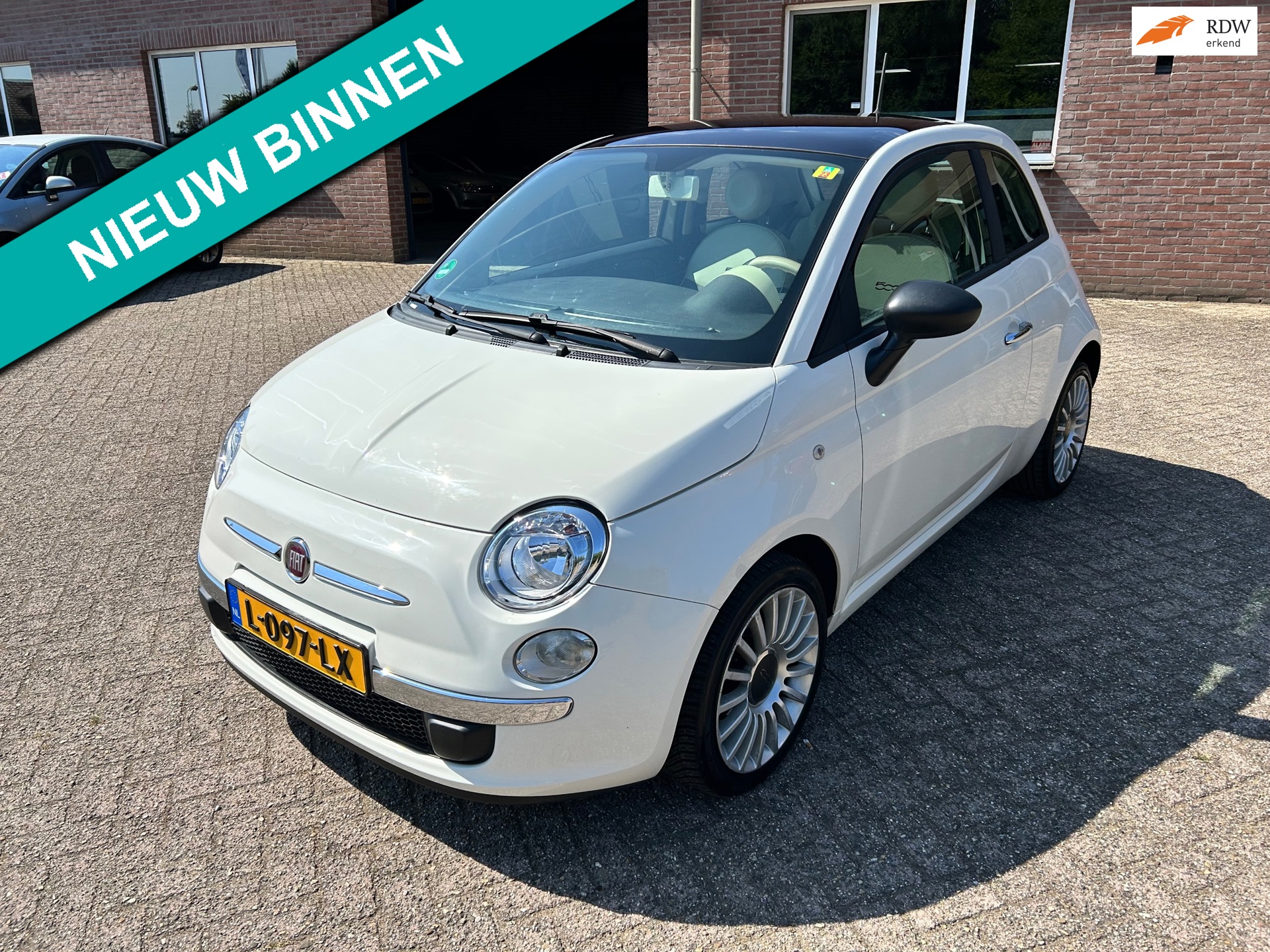 Fiat 500 1.2 Lounge //Panoramadak //Airco //APK 26-4-2027