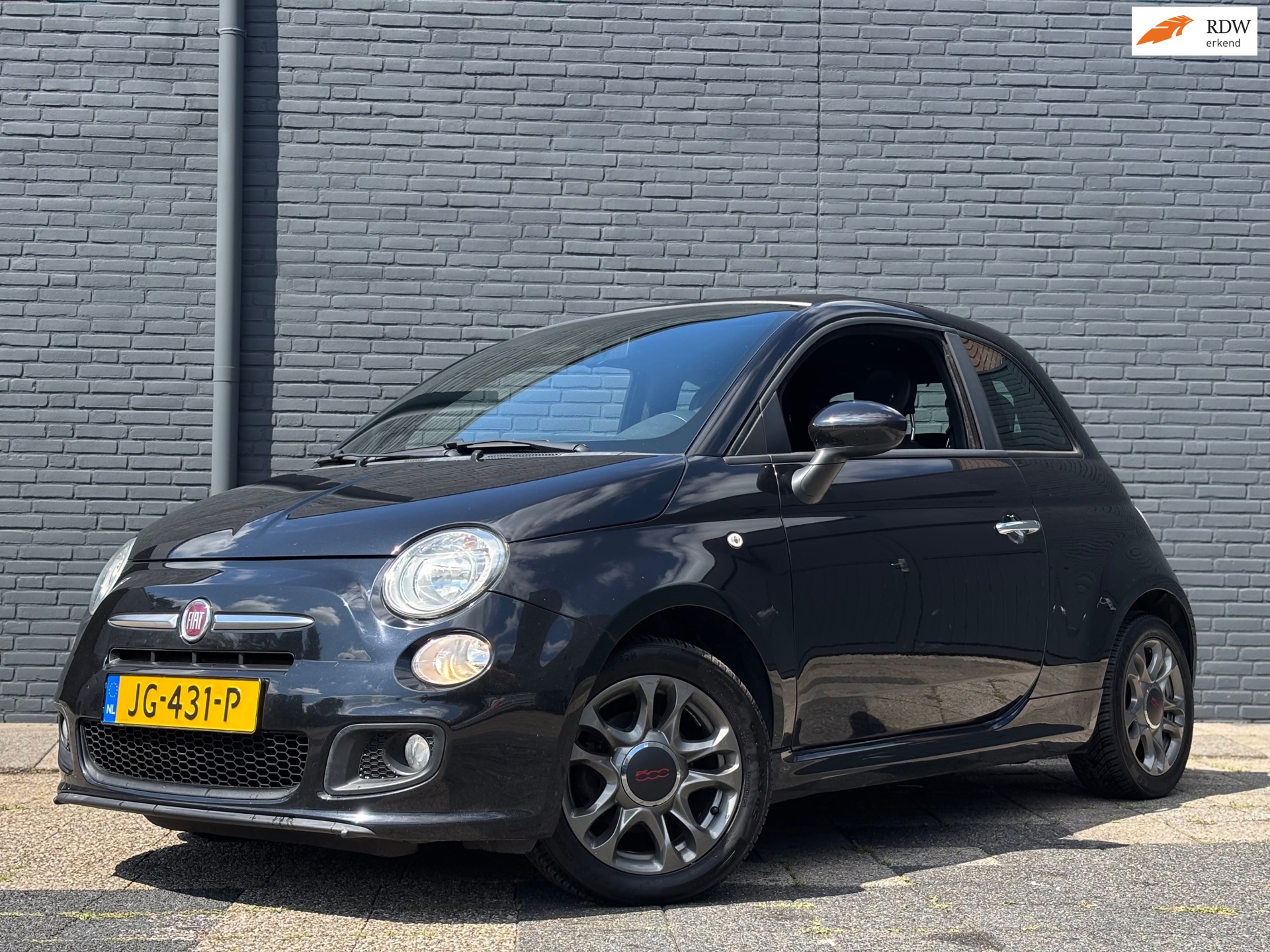Fiat 500 0.9 Sport Cabrio | Climate | Half leder