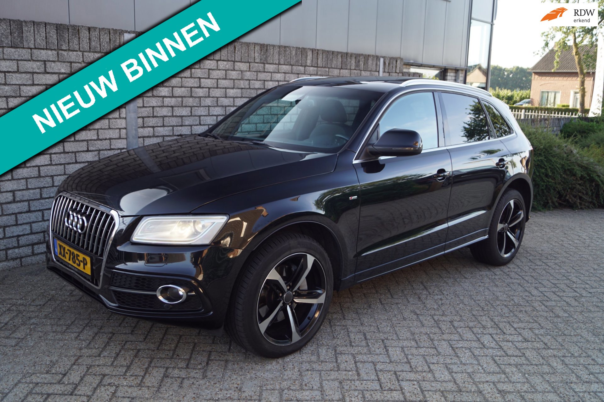 Audi Q5 3.0 TFSI Quattro Pro Line S Panodak Leder Stoelverw Navi Camera B&OPro Line S Autom P Xenon Cruise 2x PDC LMV 20 ENZ.