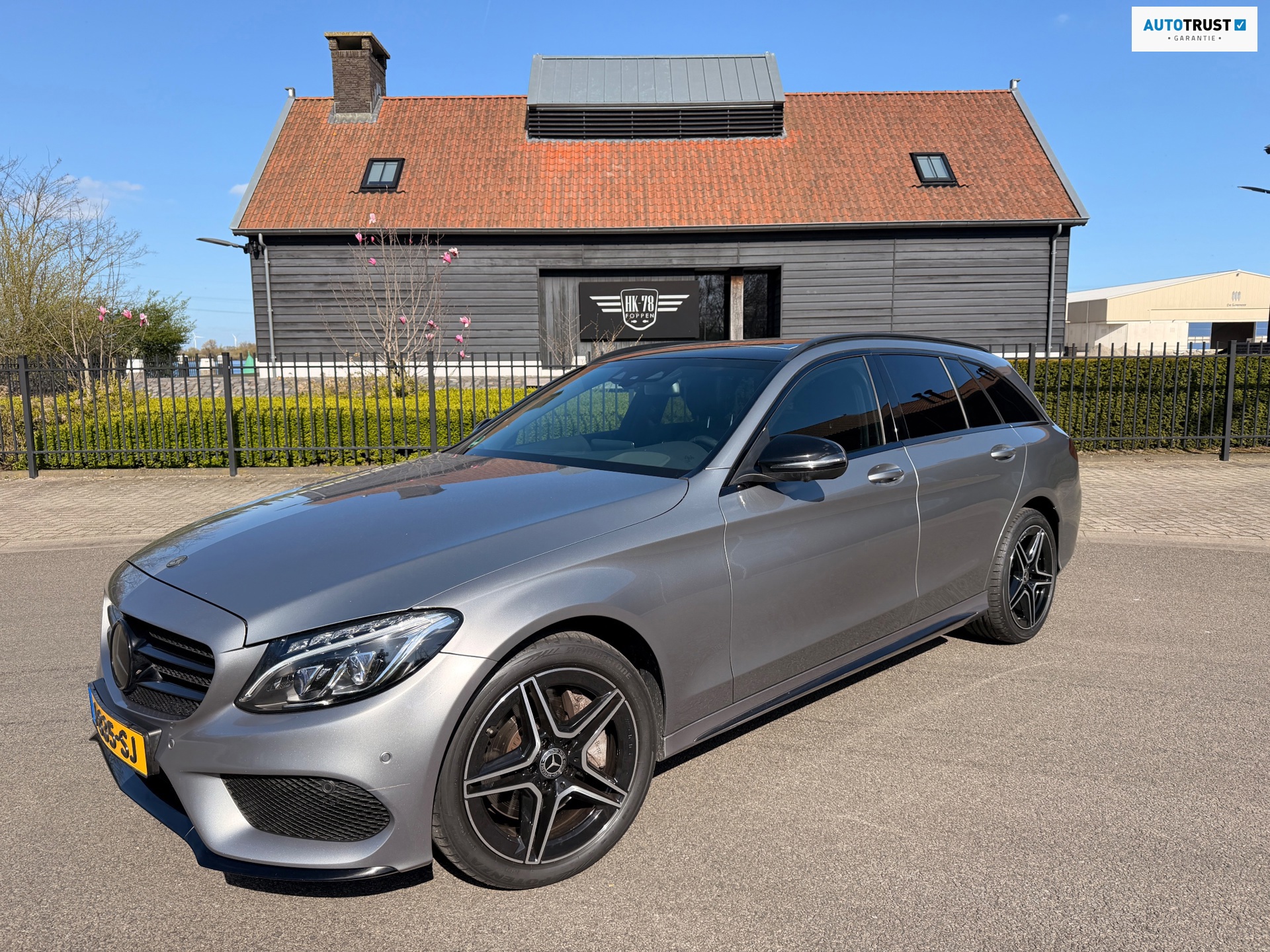 Mercedes-Benz C-klasse Estate 400 4-MATIC 43-AMG BURMESTER NIGHT-PAKKET PANORAMDAK 360" CAMERA LEER A